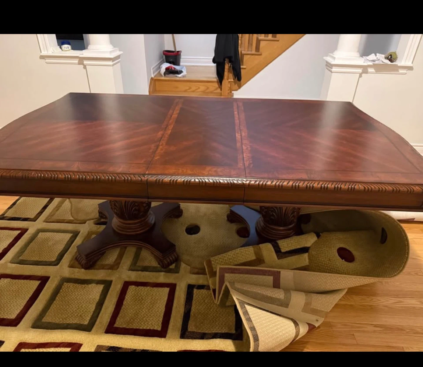 Wooden Dining Table and Chairs Set - photo 4