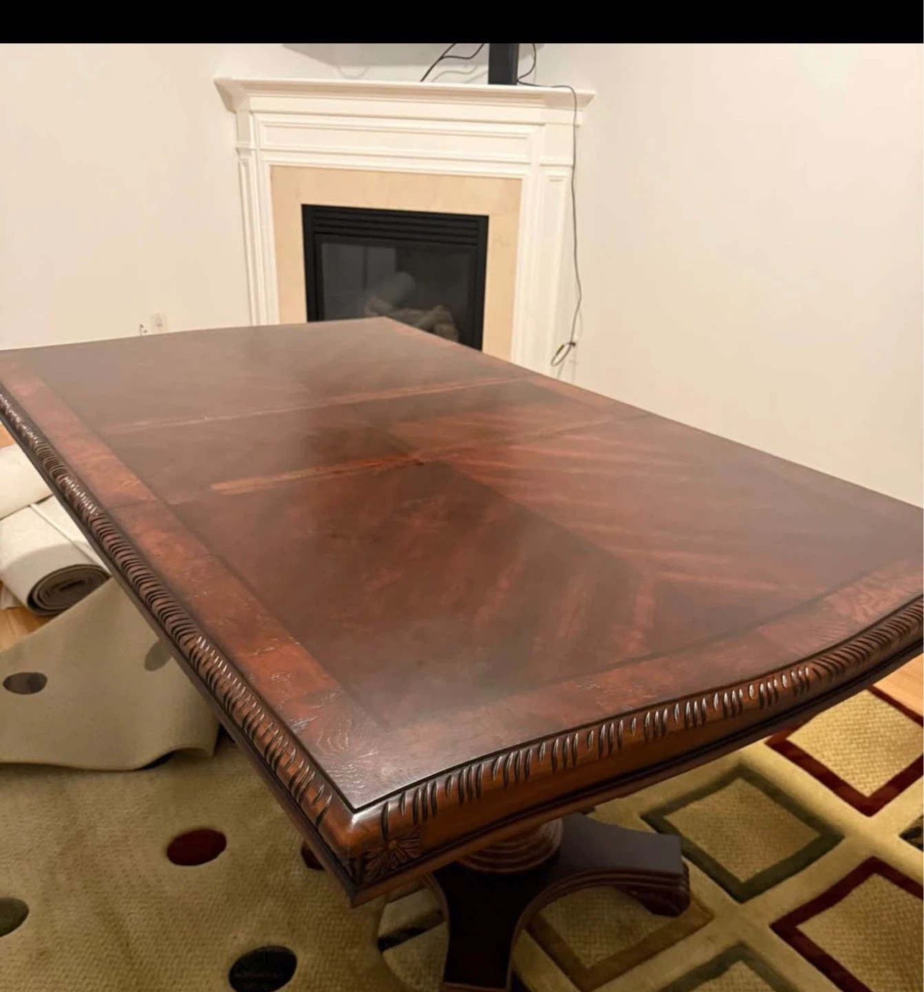 Wooden Dining Table and Chairs Set - photo 2