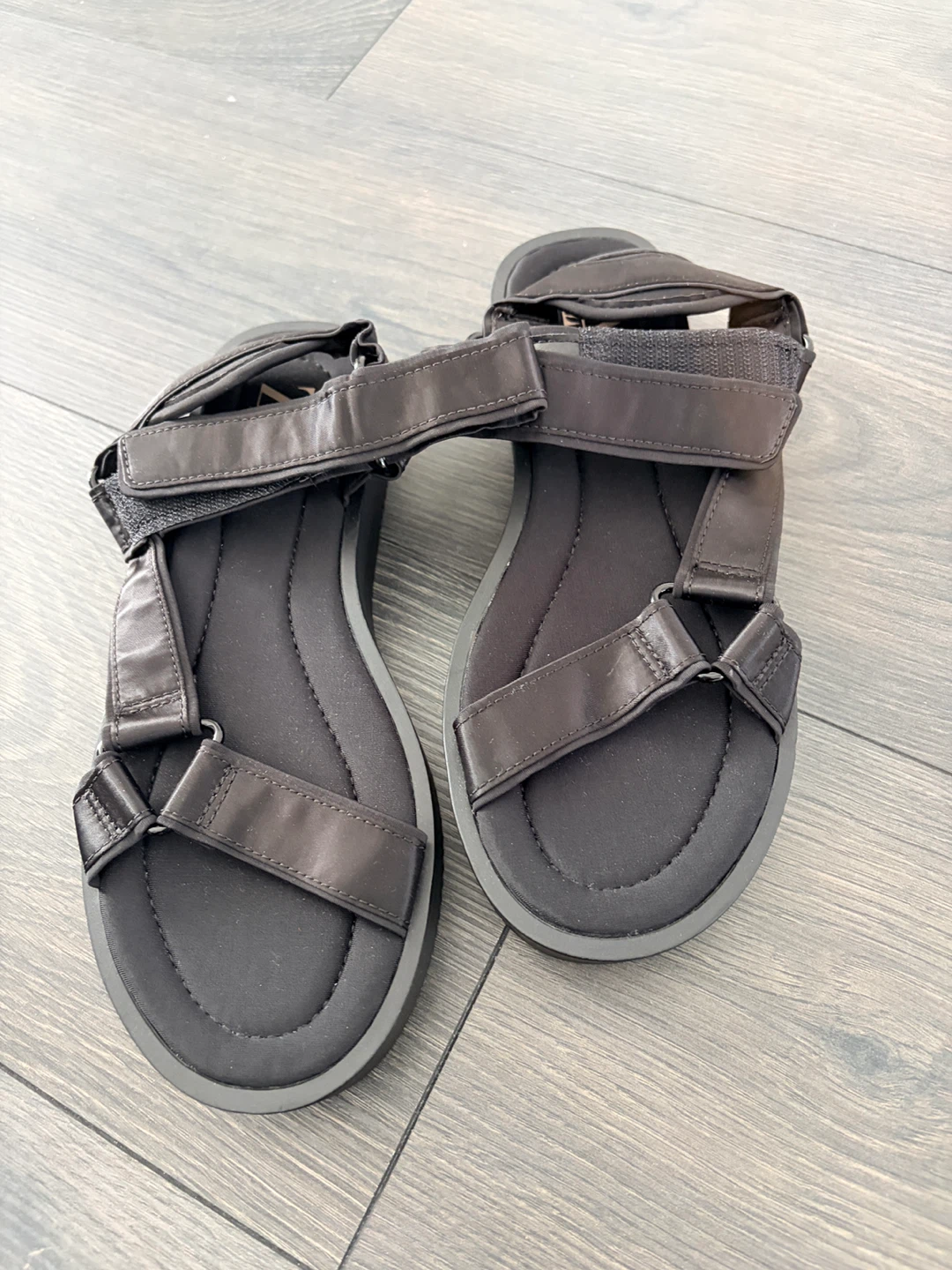 ZARA Black Platform Sandals Size 36 - photo 4