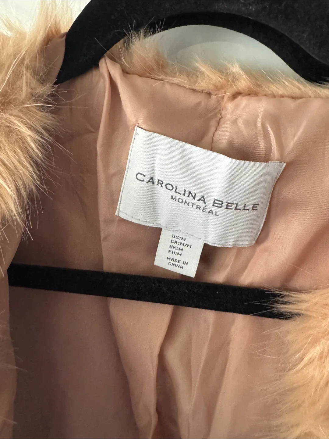 Pink Faux Fur Jacket - Size M - photo 3
