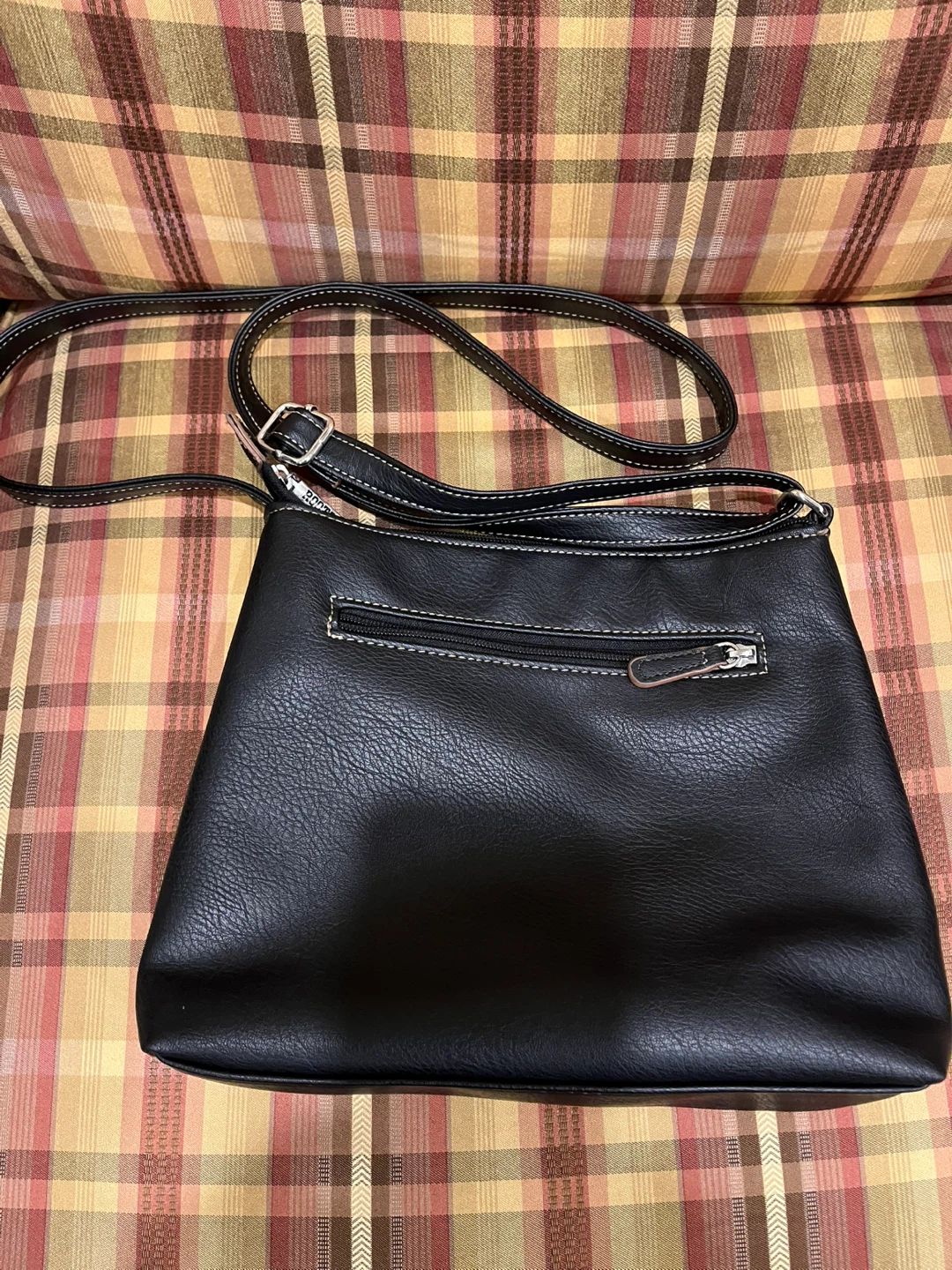Roots Black Faux Leather Crossbody Bag - photo 3