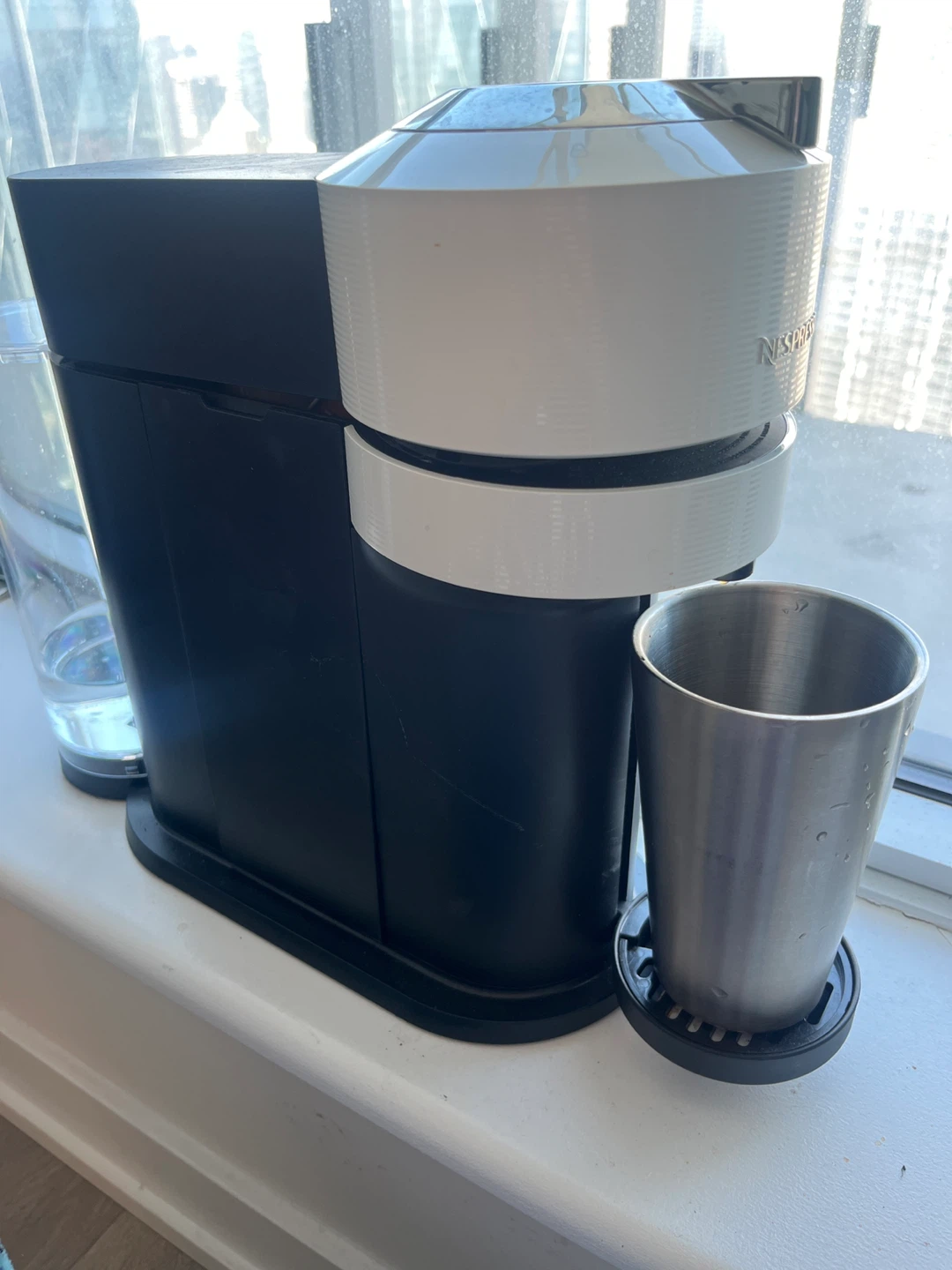 Nespresso VertuoPlus Coffee Machine and latte mix