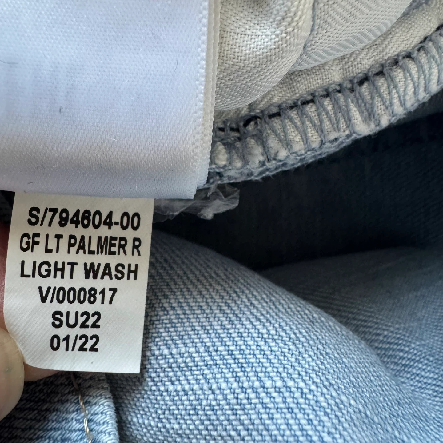 GAP Girlfriend Mid Rise Jeans Light Wash Size 29 - photo 5