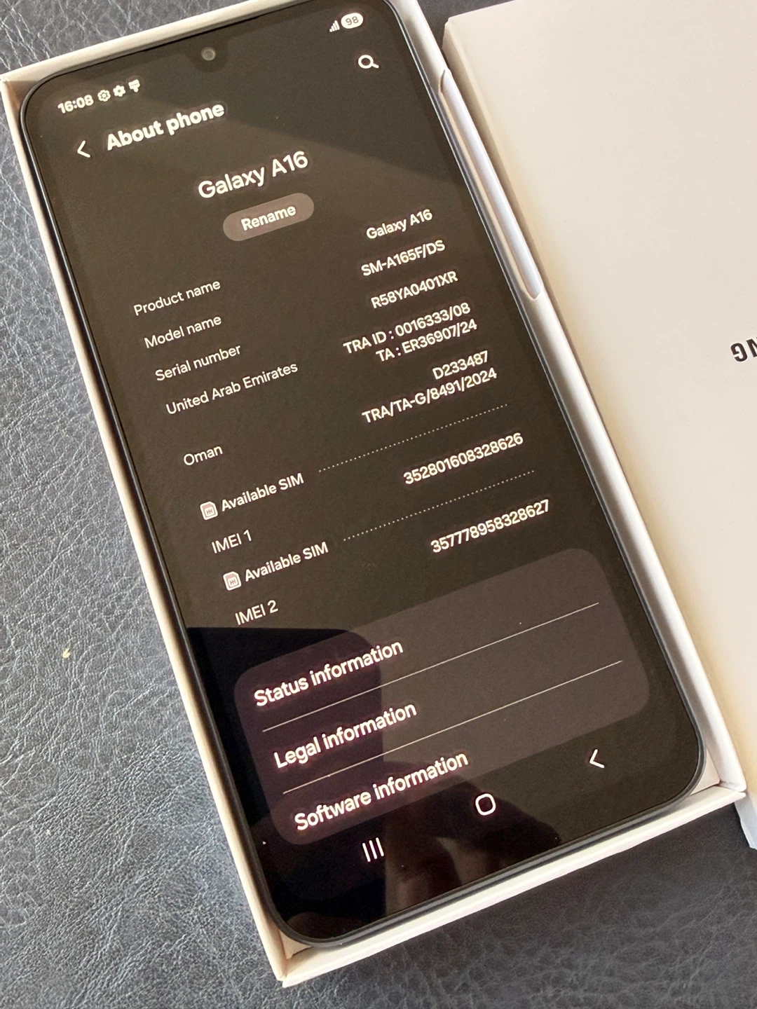 Brand New Samsung A16 open box - photo 3