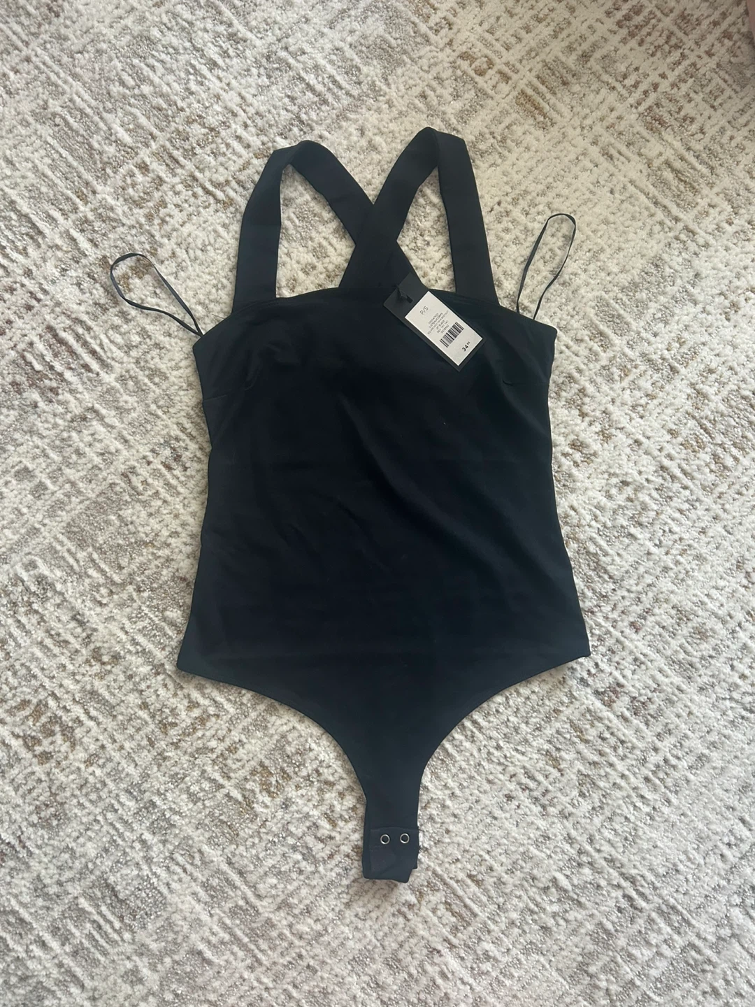 Dynamite Black Cami Bodysuit - Size Small - photo 3