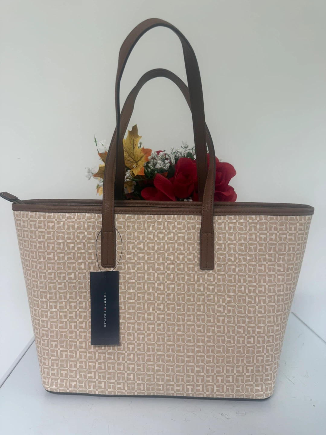 Tommy Hilfiger Tote Bag - Tan Monogram - photo 2