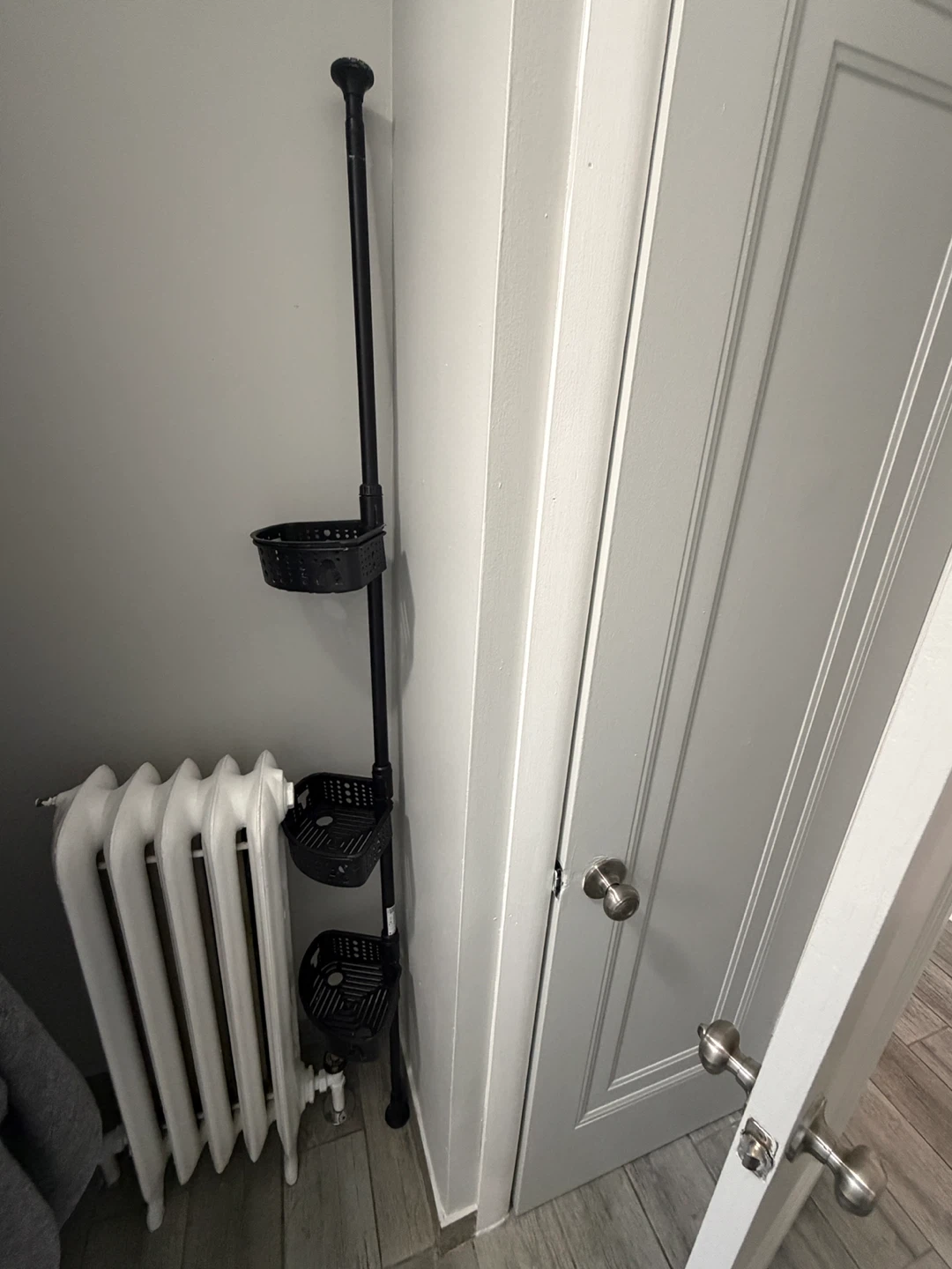 Black Tension Corner Shower Caddy - photo 2