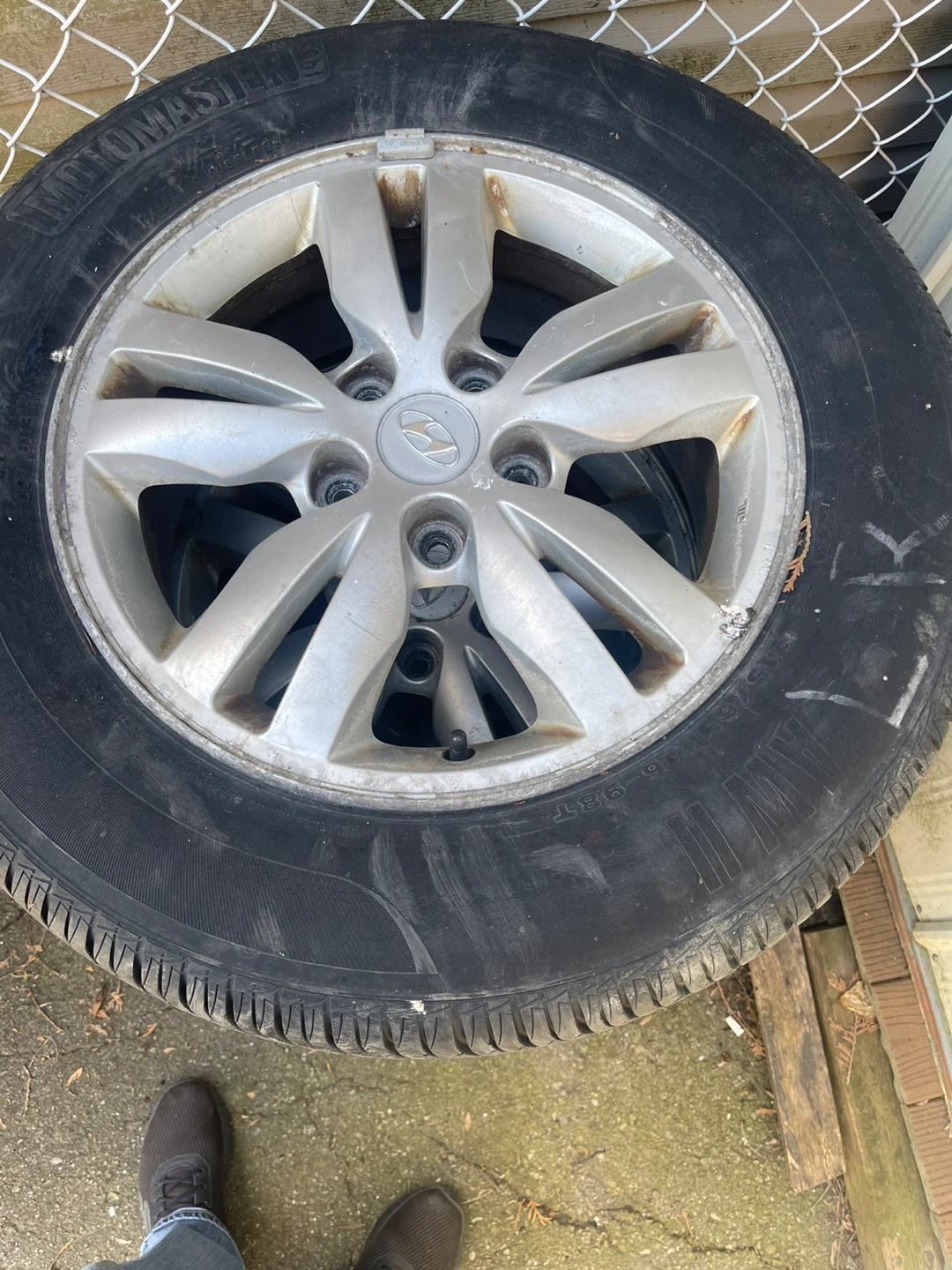 215/65R16 Tires on Hyundai Rims