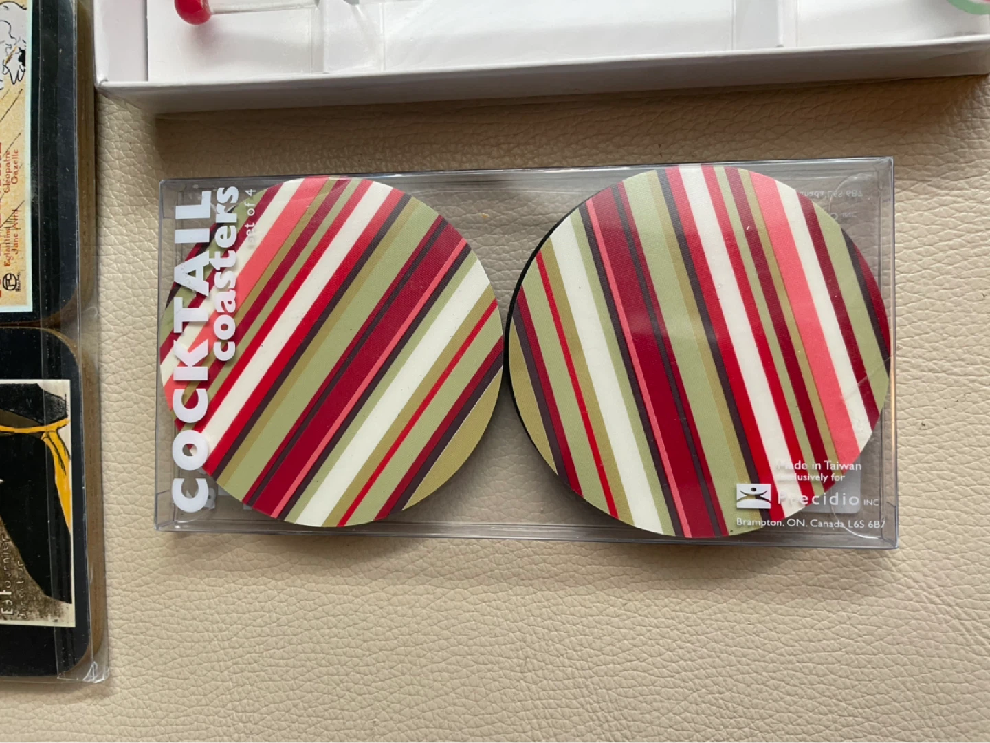 Coasters and Stir Stix set of 3 NEW - photo 5