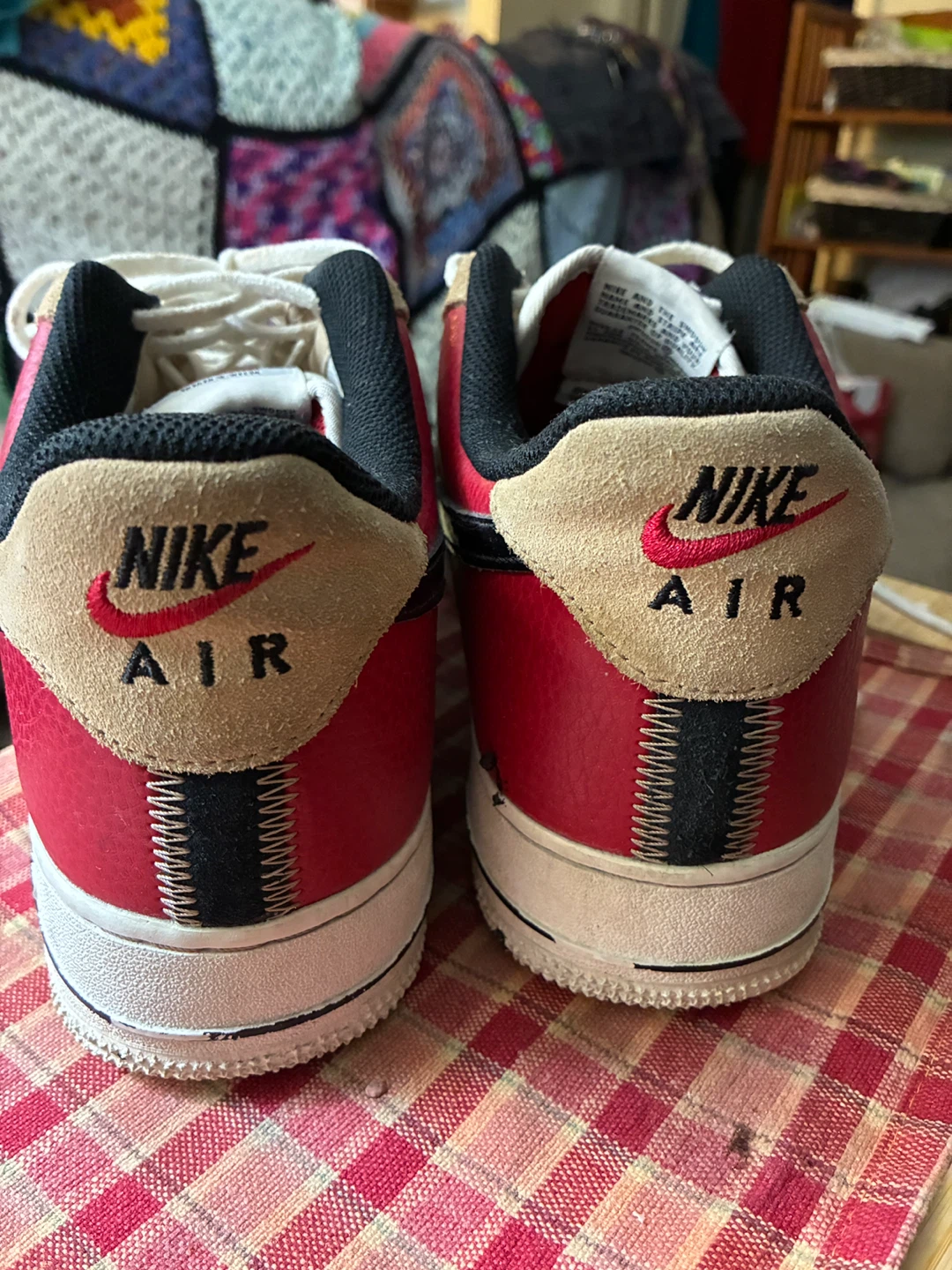 Nike Air Force 1 Suede & Nylon Sneakers
