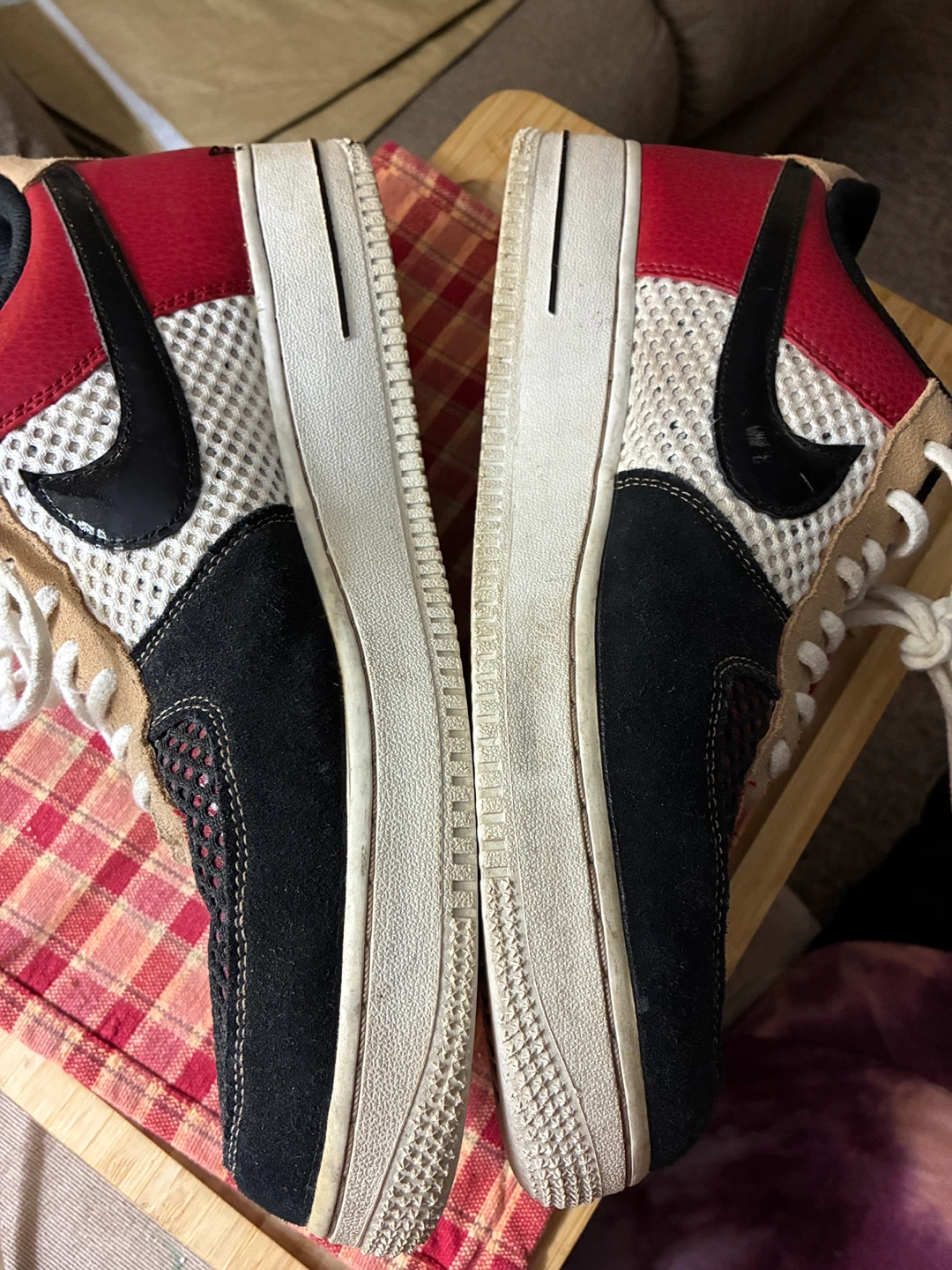 Nike Air Force 1 Suede & Nylon Sneakers - photo 5