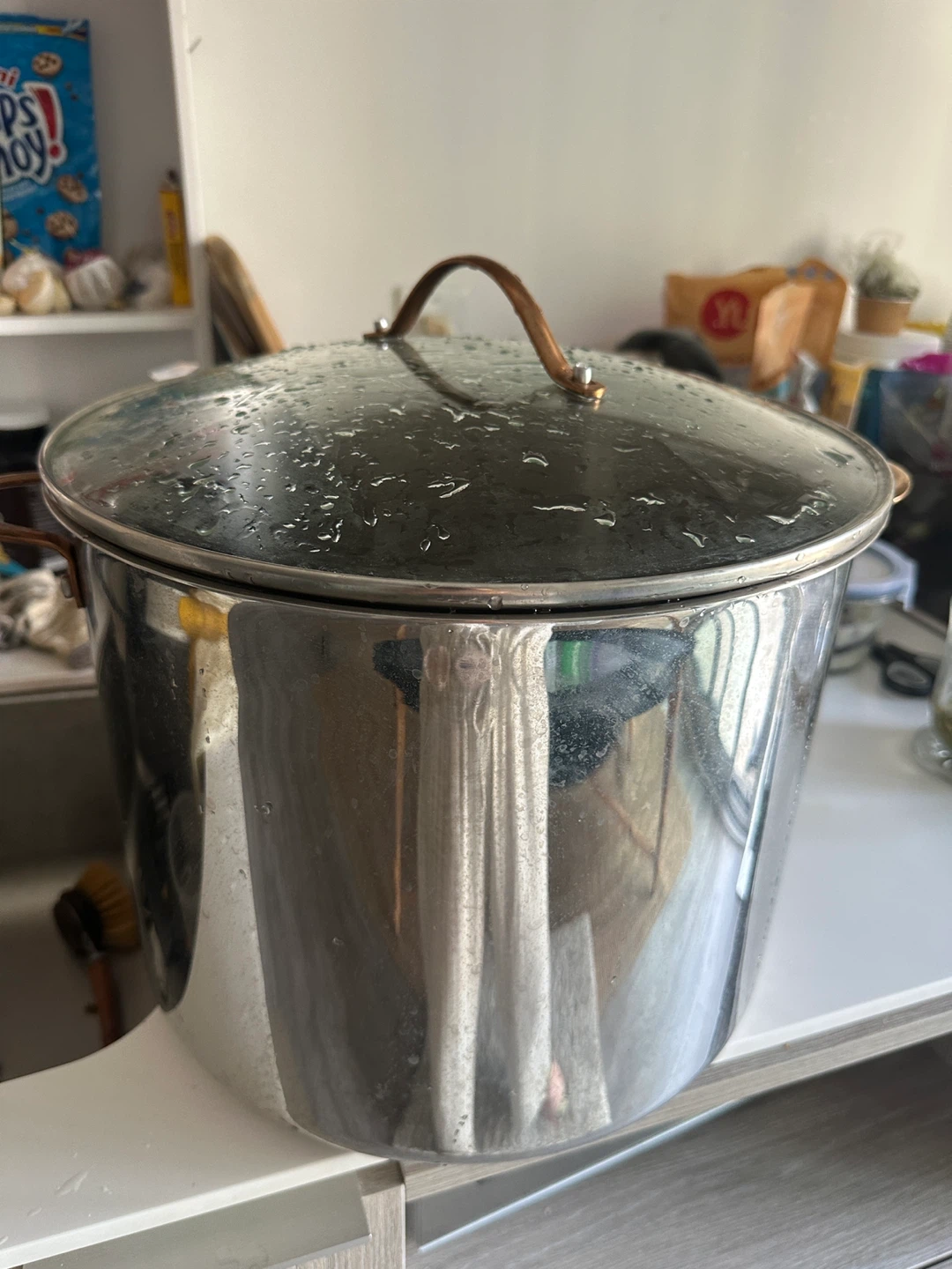 Ciwete 20 Quart Stock Pot with Copper Handle - photo 2