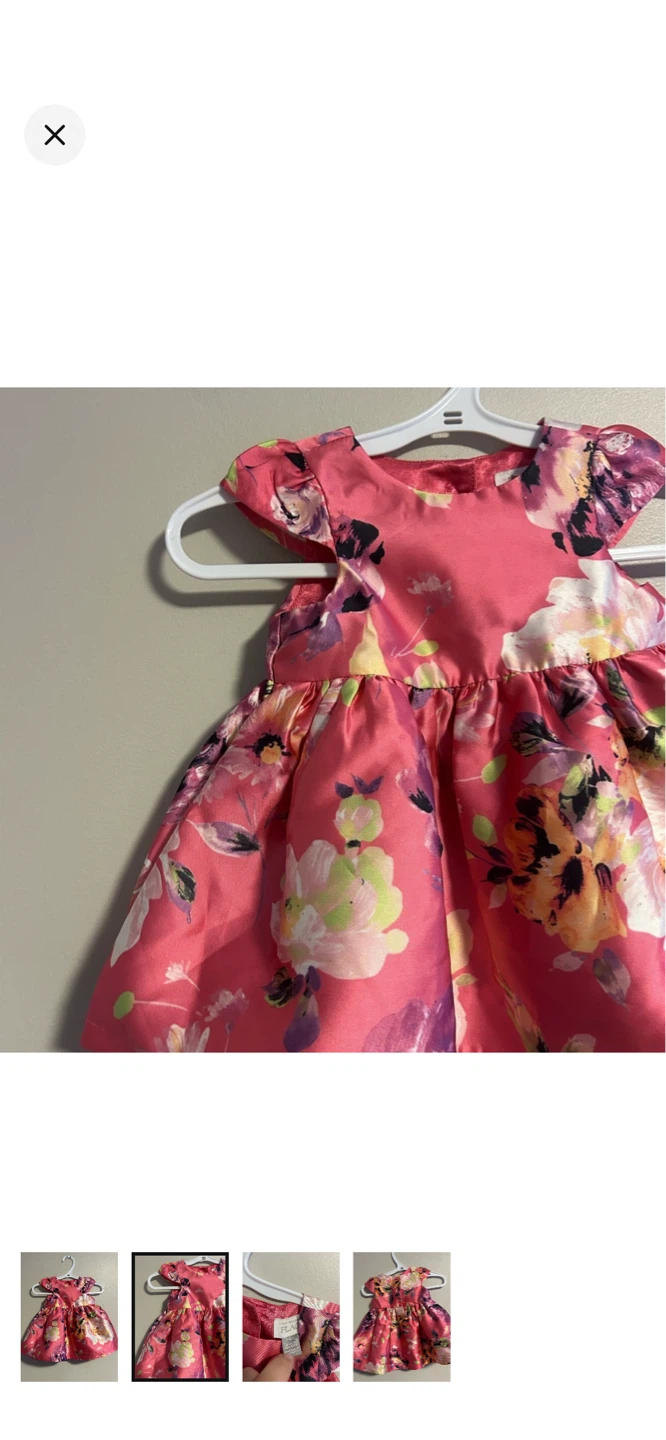 The Children's Place Floral Dress 3-6M - photo 2
