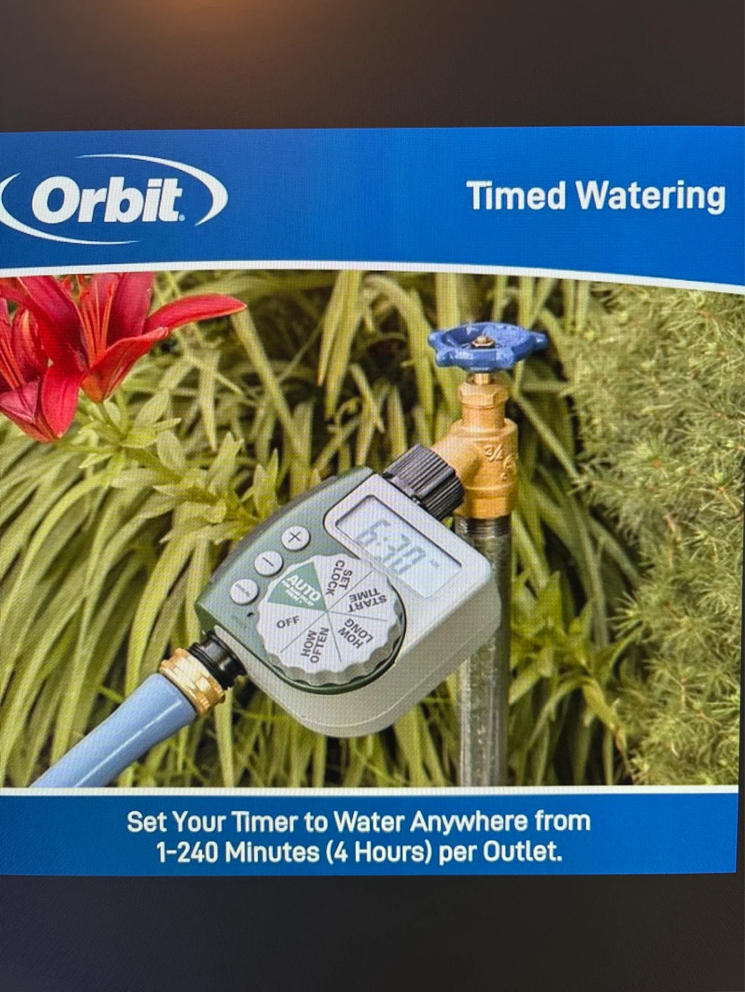 Water Timer Auto/Manual