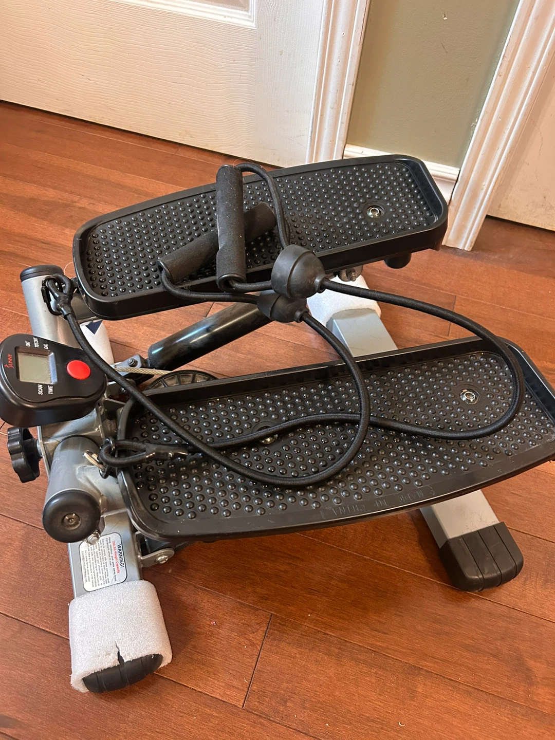 Sunny Health & Fitness Mini Stepper with Resistance Bands