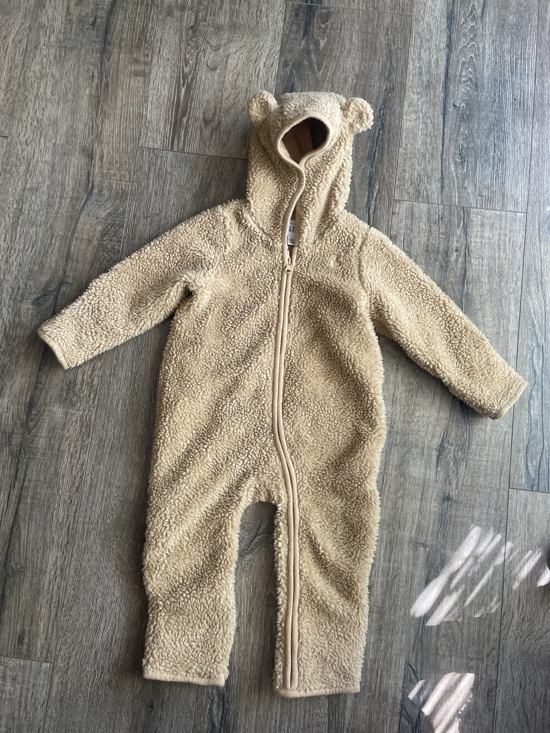 Baby Gap Bear Fleece Bunting Suit 6-12 Months