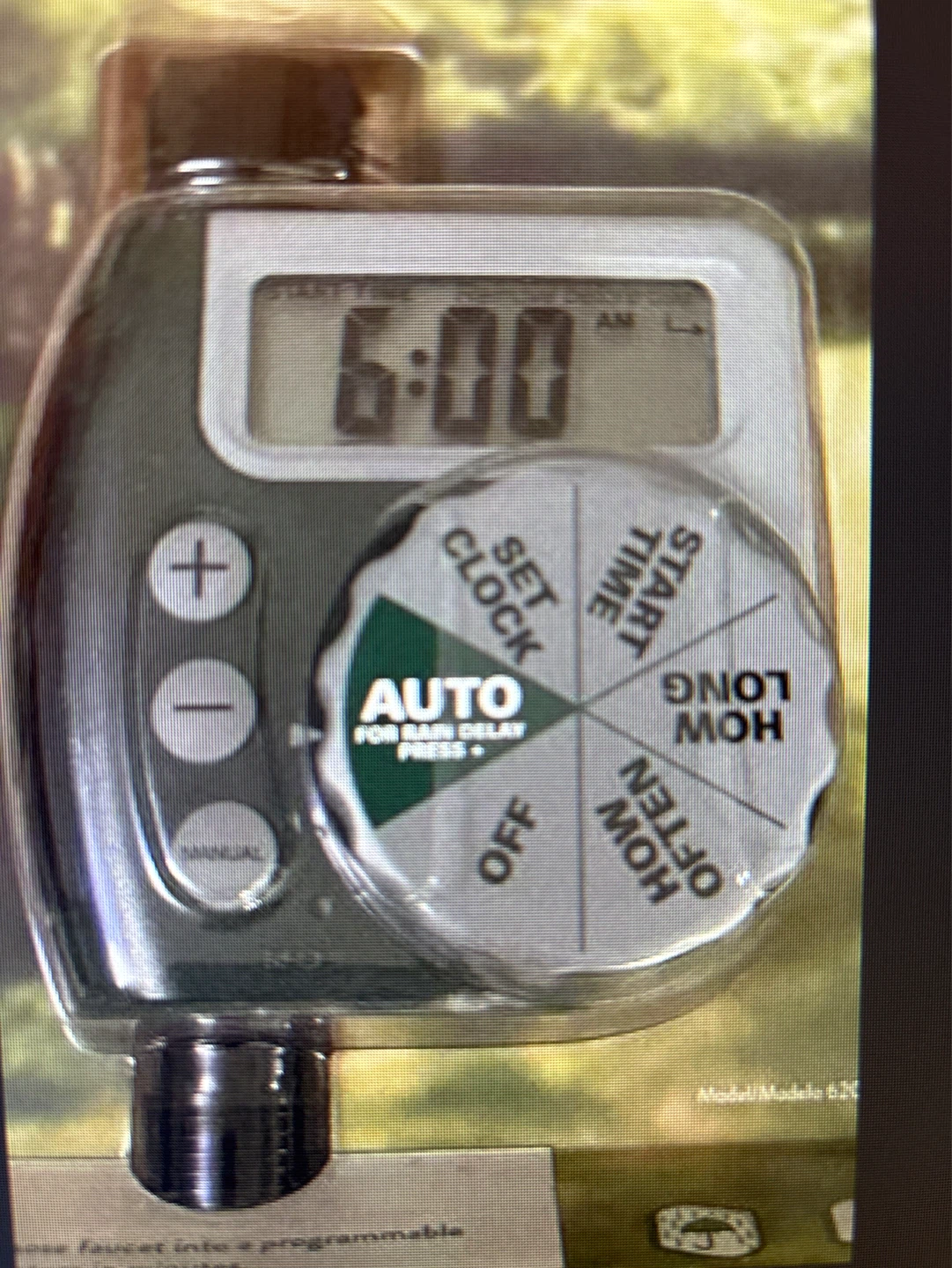 Water Timer Auto/Manual - photo 2
