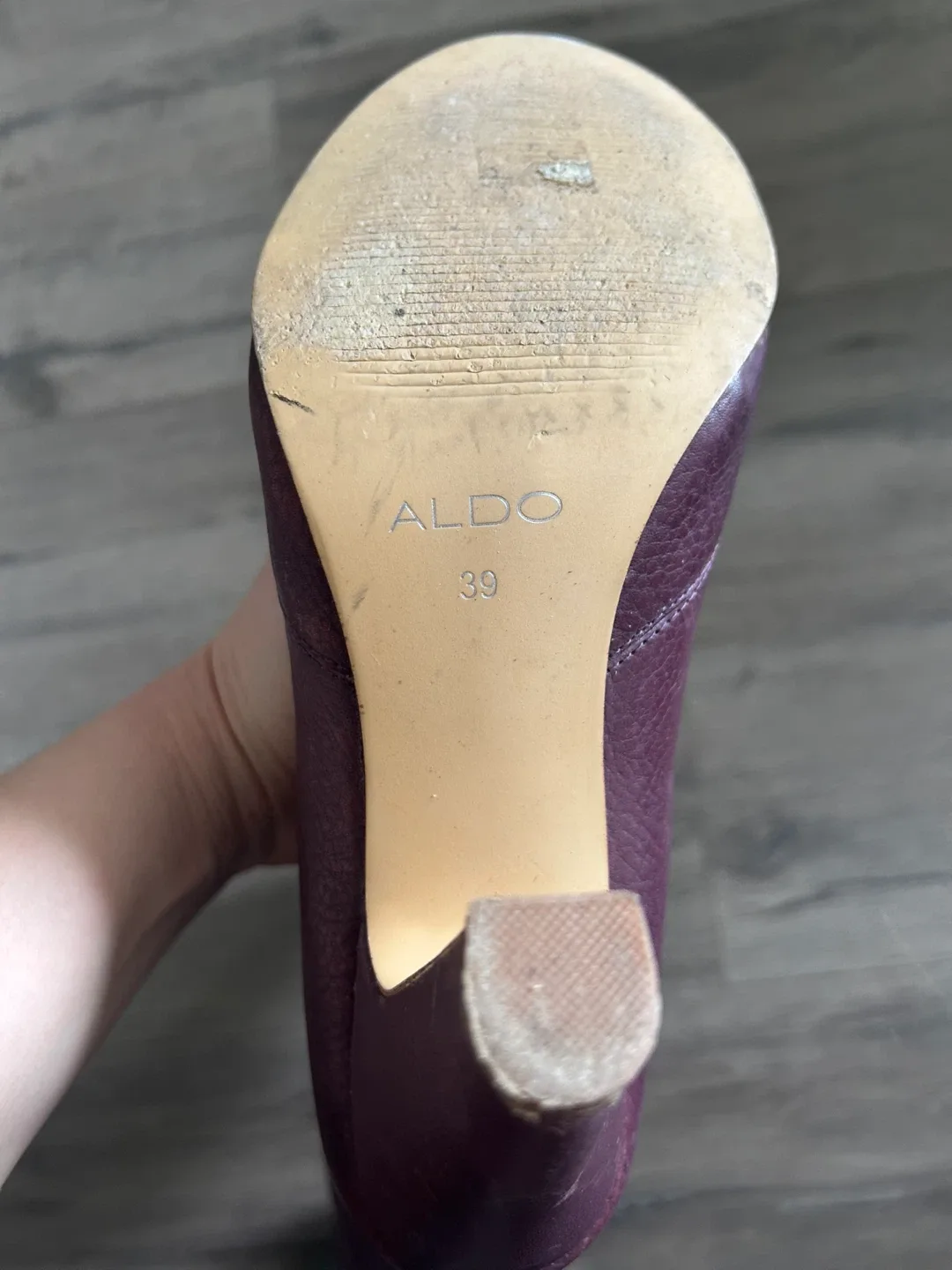 Aldo Women's purple Leather Tall Boots - photo 2