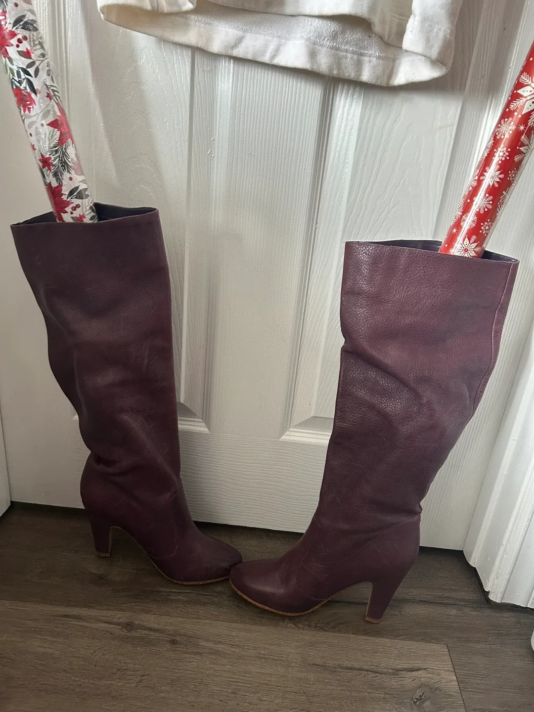 Aldo Women's purple Leather Tall Boots