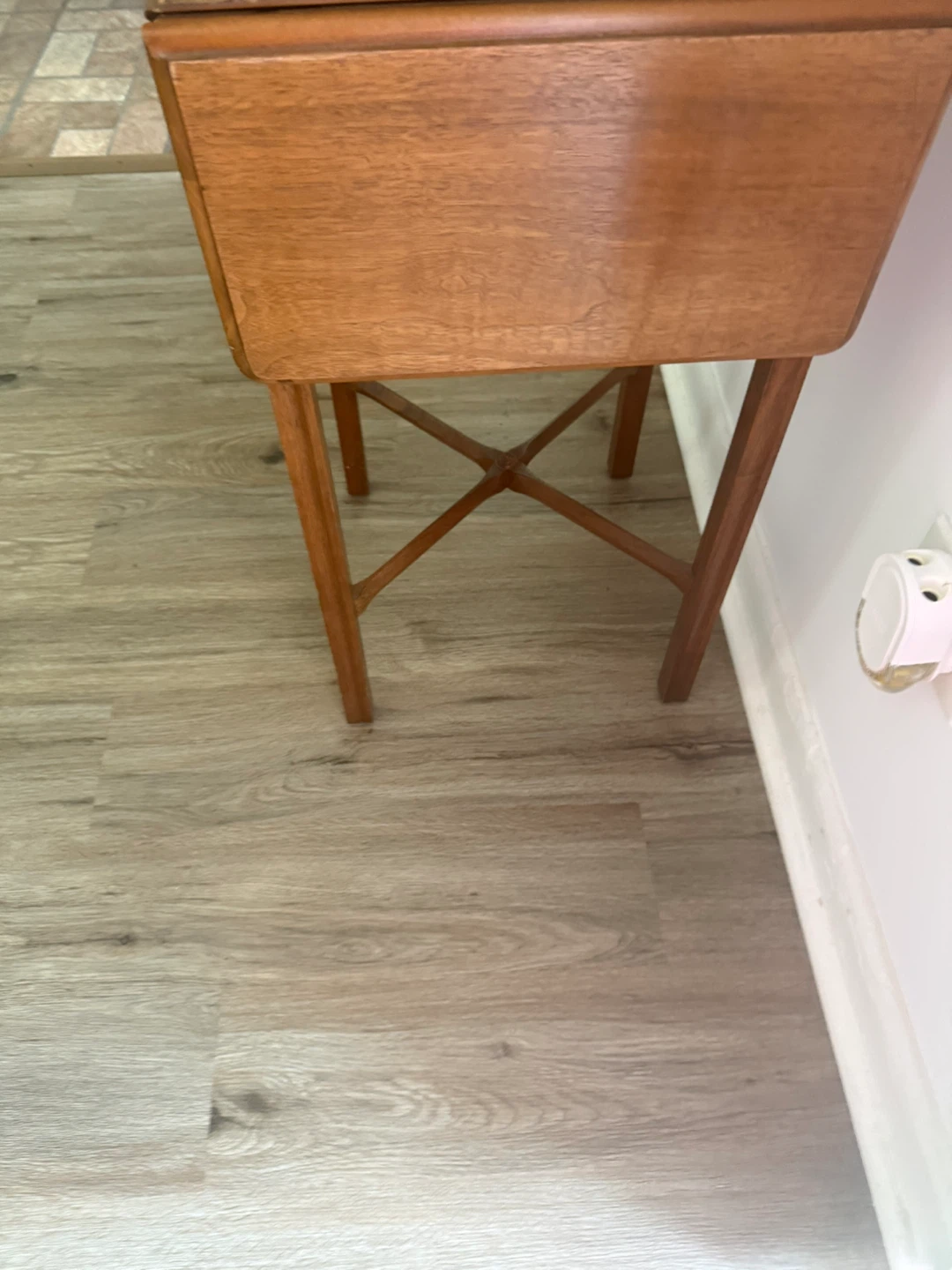 Vintage Drop Leaf Side Table - photo 2