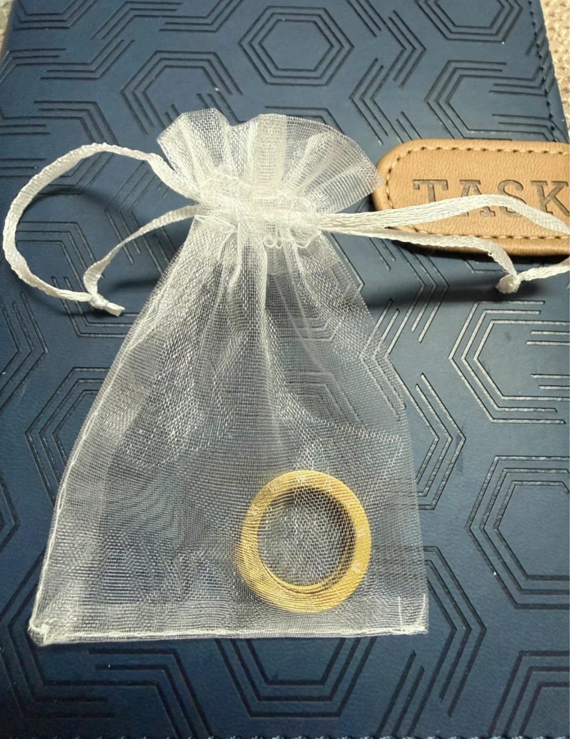 Gold and Silver Tone Ring with Roman Numerals - photo 4