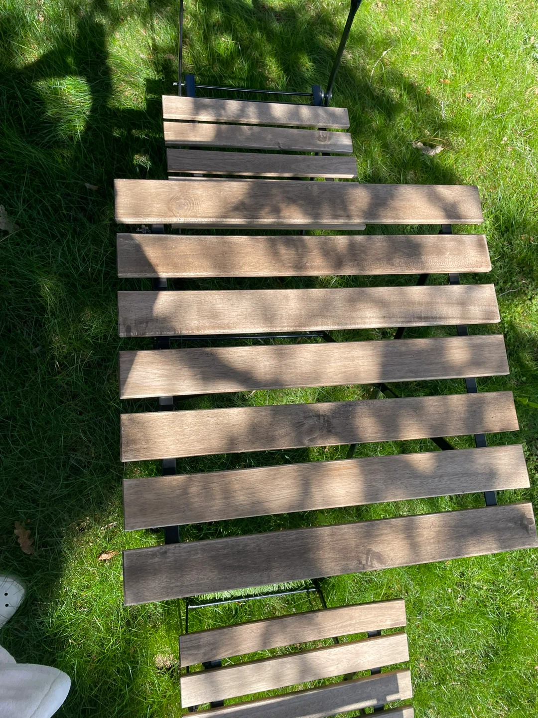 Wooden Bistro Set with Table and Chairs - photo 3