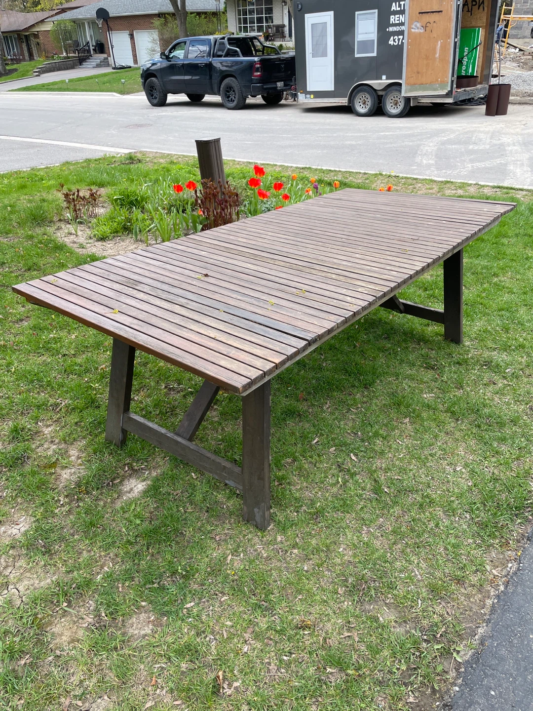 Wooden Outdoor Dining Table