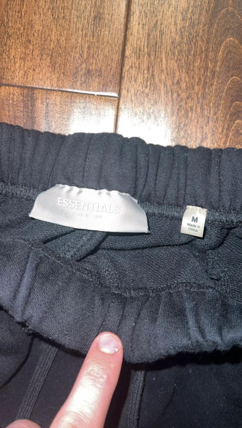 Fear of God Essentials Sweatpants Black Size M - photo 4