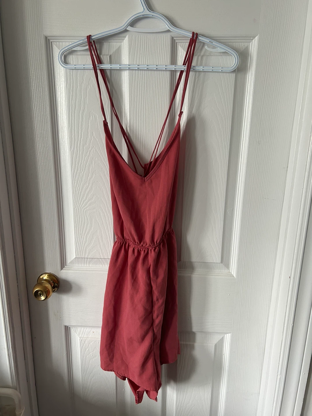 Women's pink Romper