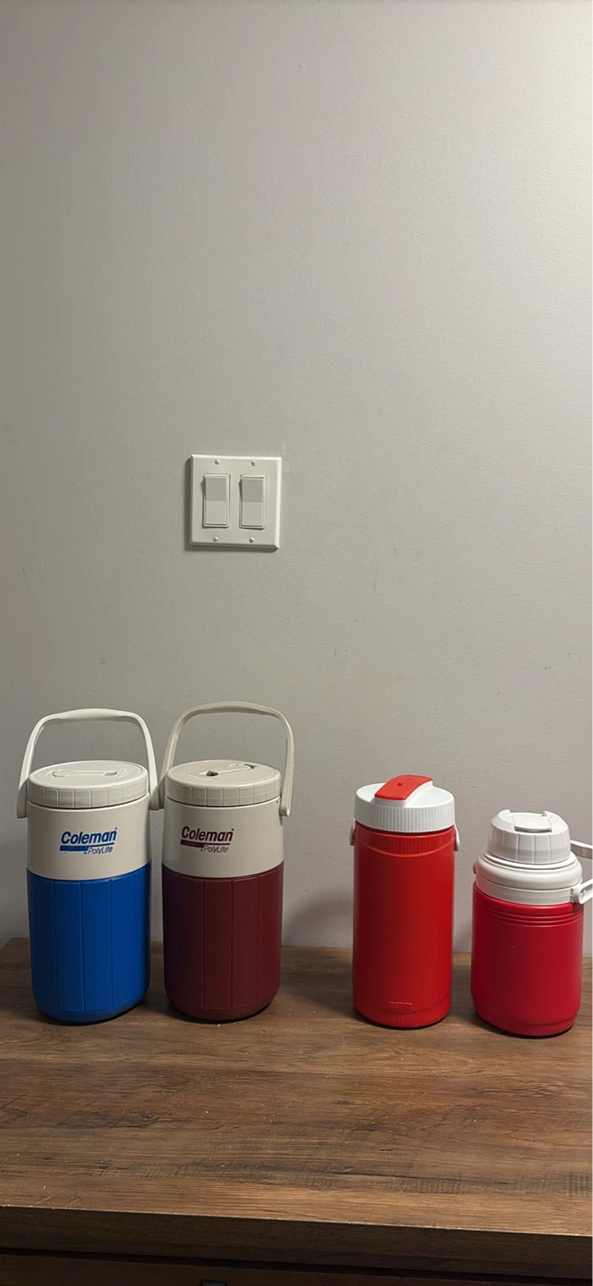 Coleman and Thermos Water Jugs - Set of 4