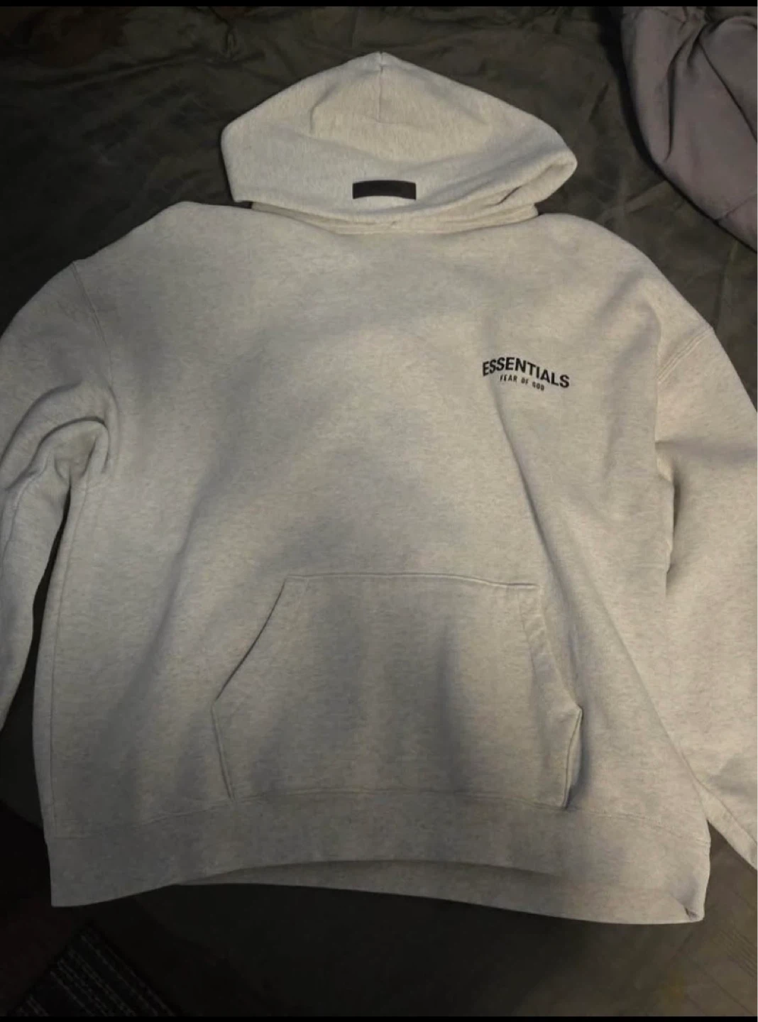 Light Oatmeal Essentials Hoodie