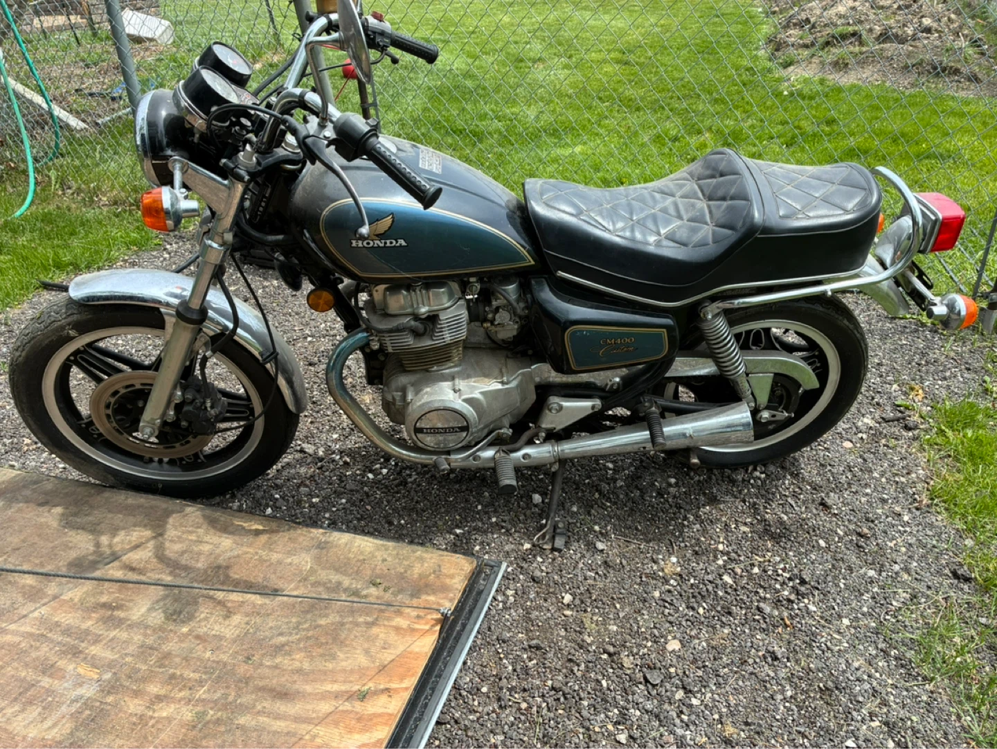 Honda CM400 Motorcycle
