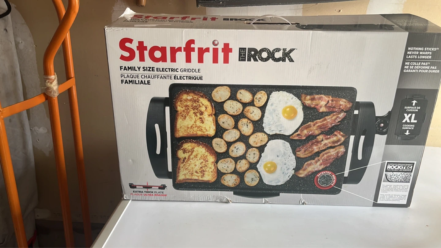 Starfrit The Rock Family Size Electric Griddle