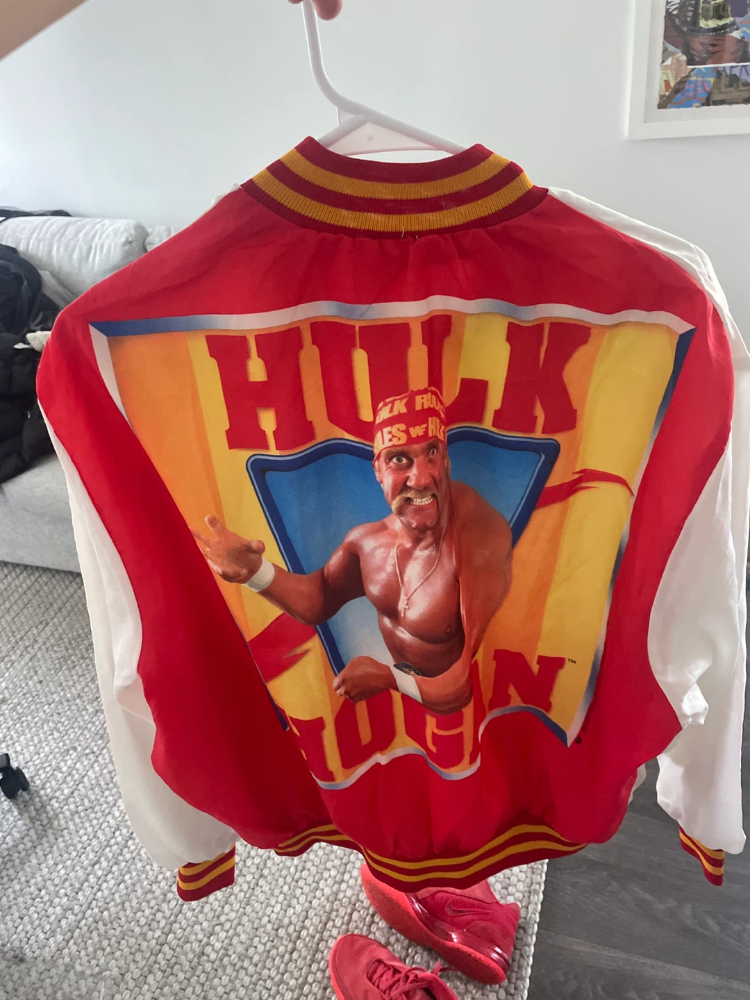 WWF Hulk Hogan Varsity Jacket XL
