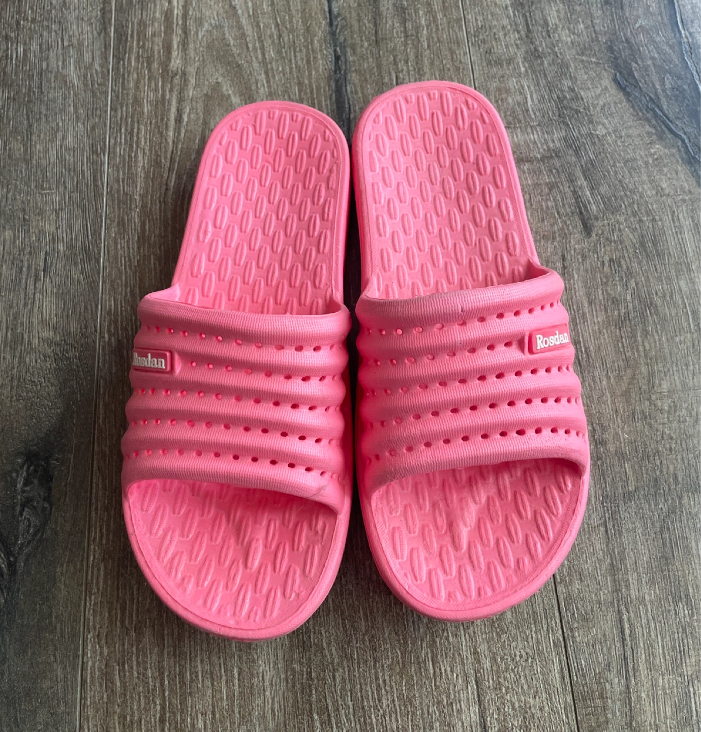 Rosdan Pink Slides - Size 36