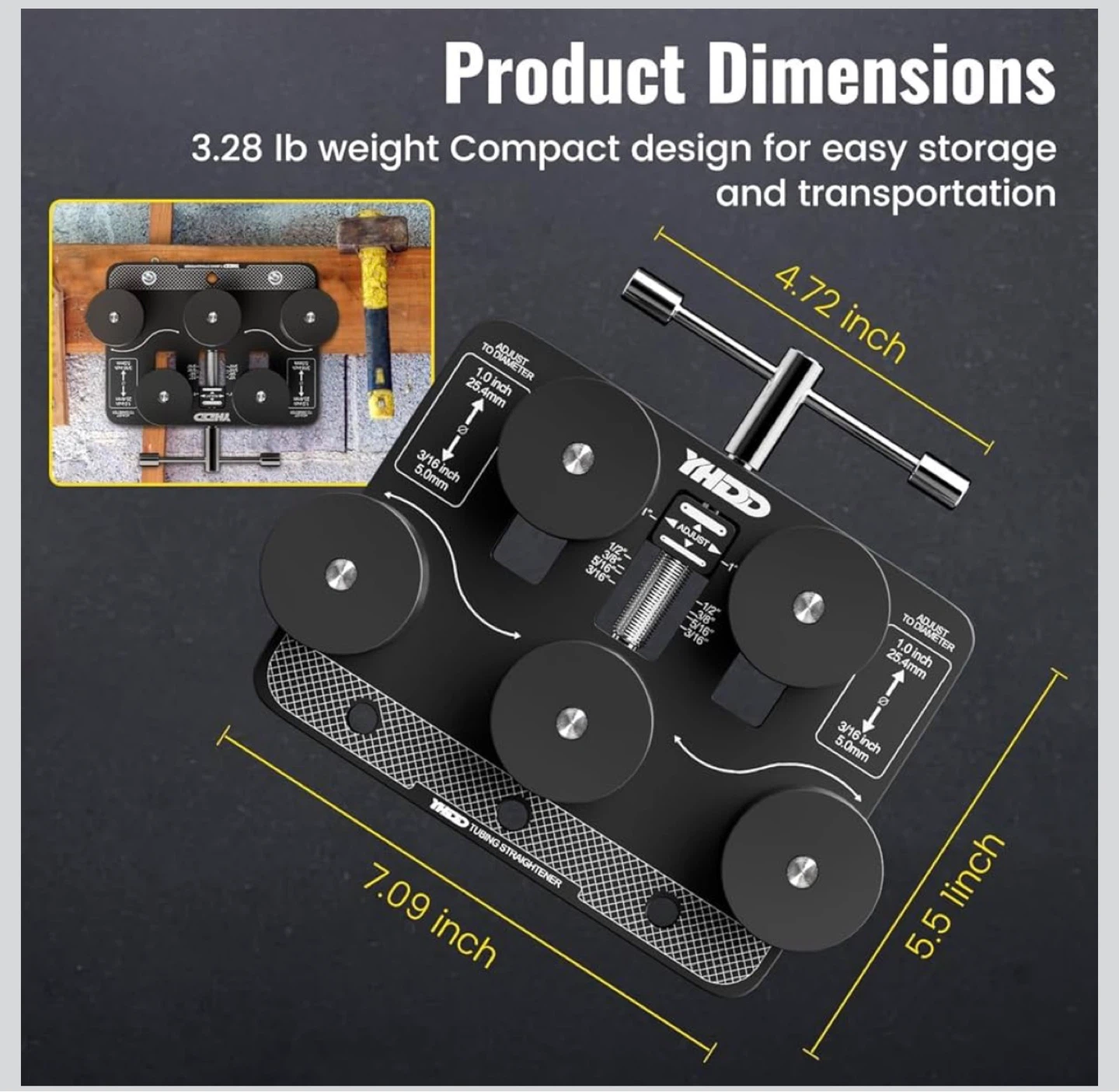 YHDD Tubing Straightener - photo 2