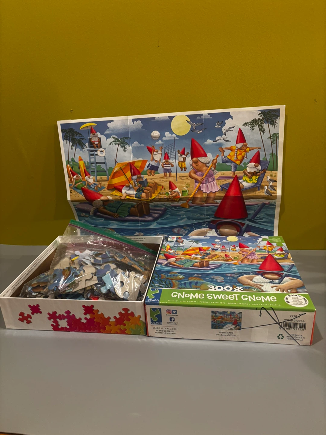Ceaco "GNOMe Sweet GNOMe" 300-Piece Oversized Puzzle - photo 4