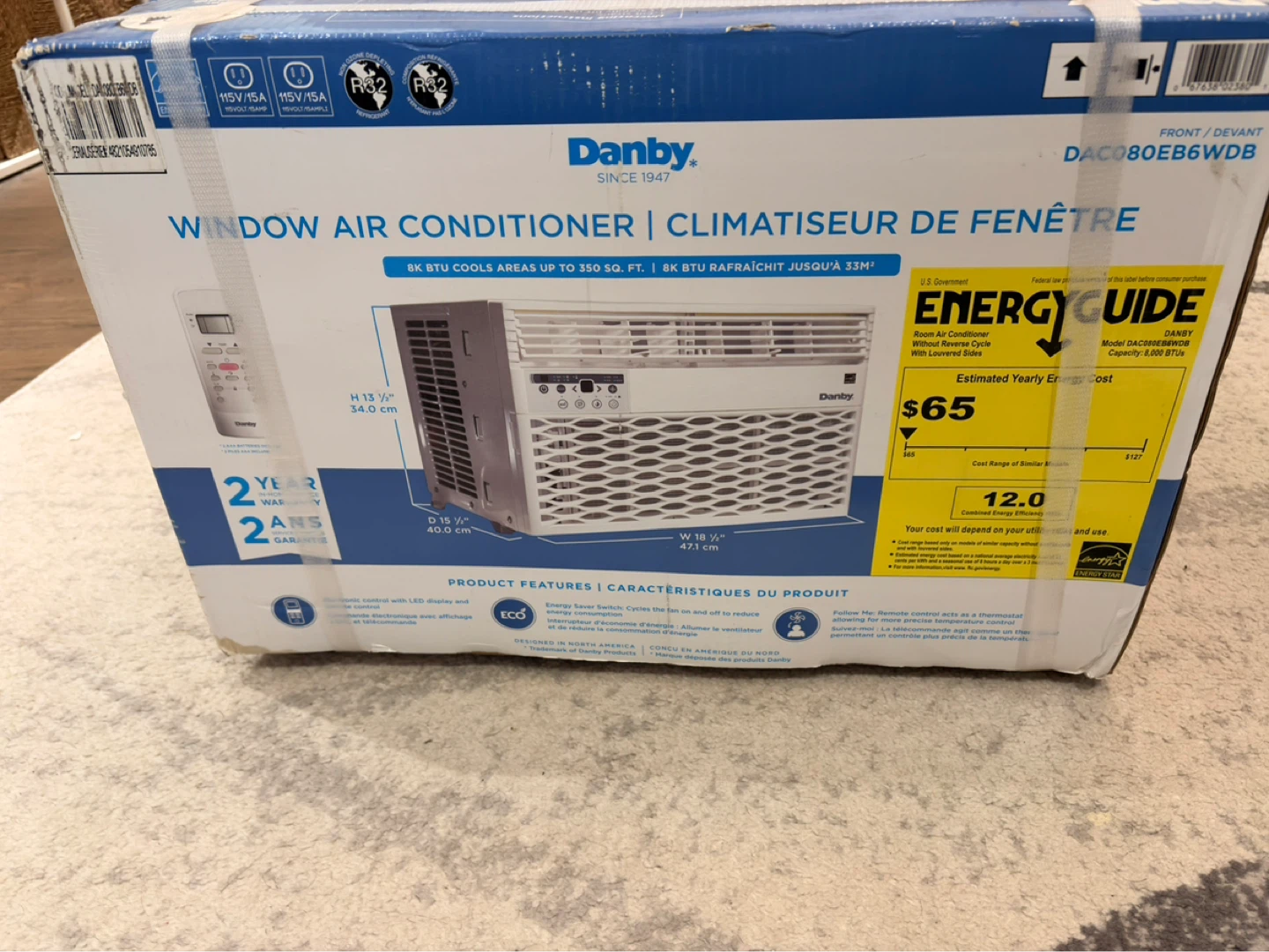 Danby 8000BTU window air conditioner - photo 3