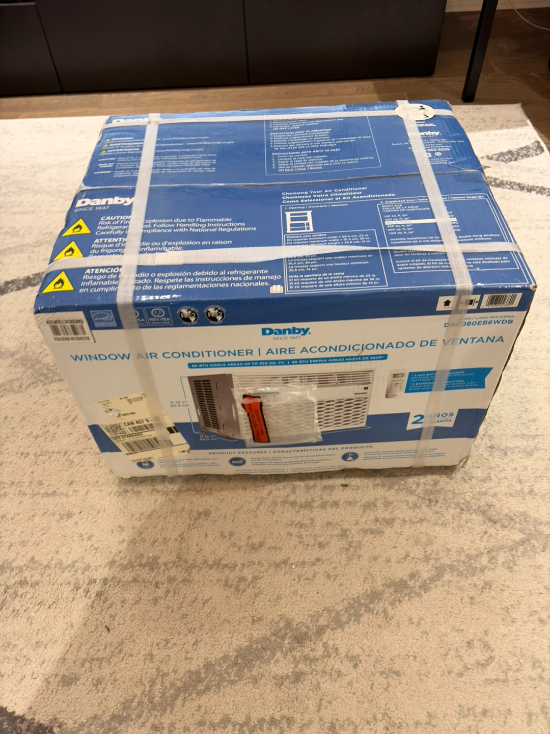 Danby 8000BTU window air conditioner - photo 4
