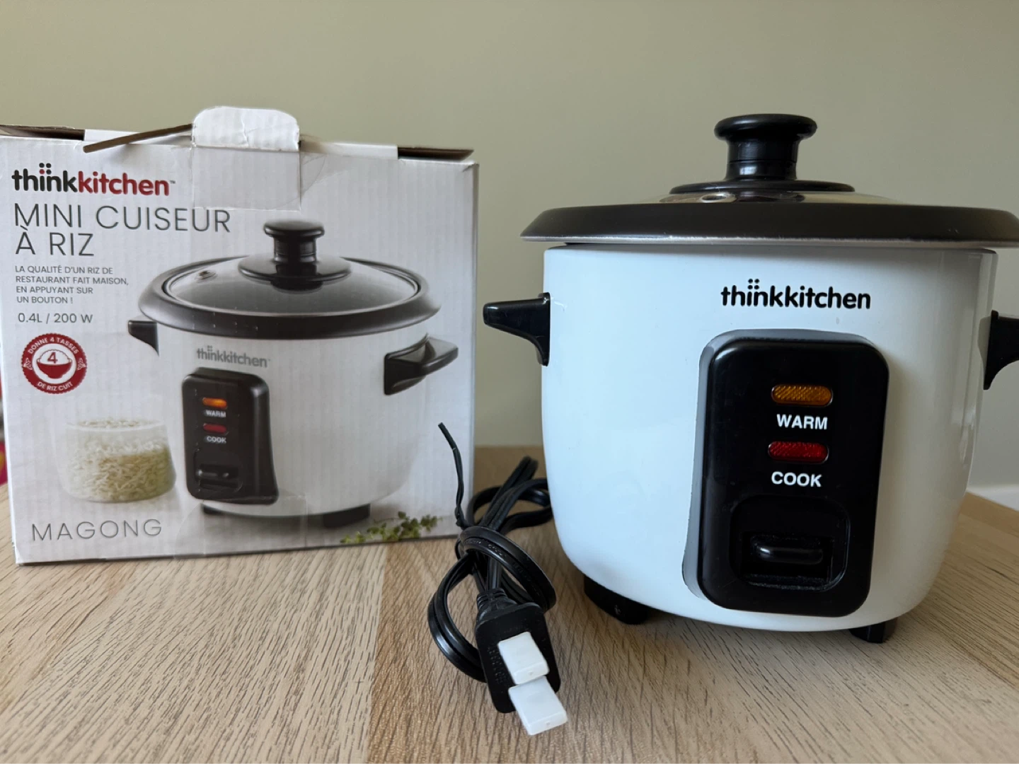 ThinkKitchen Mini Rice Cooker 0.4L