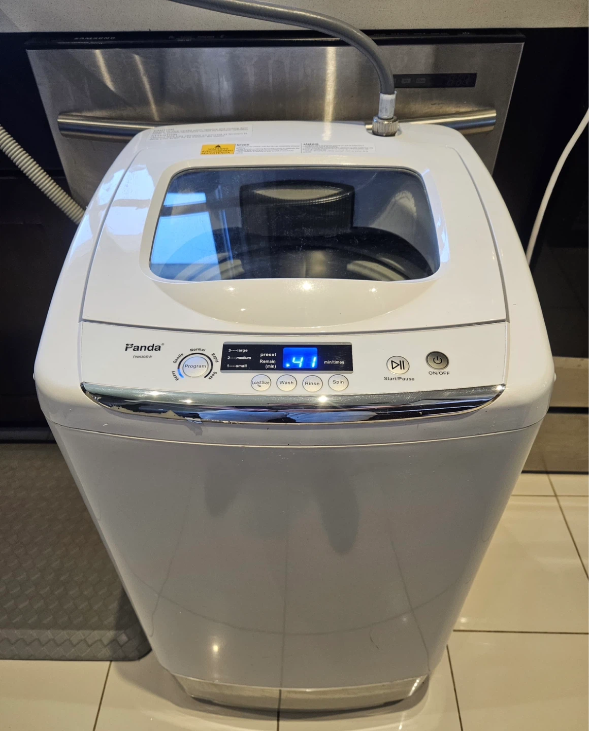 🔥 WOW! 🔥 Panda Portable Washer with Wheels  - 6.6 lbs | Quiet