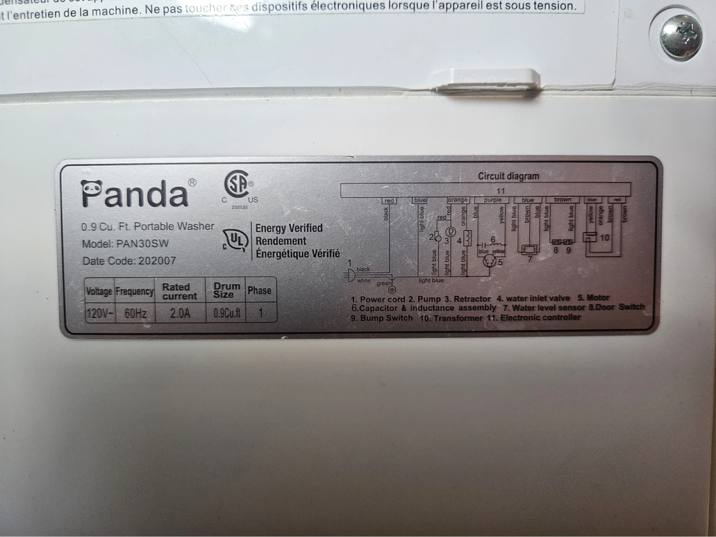 🔥 WOW! 🔥 Panda Portable Washer with Wheels  - 6.6 lbs | Quiet - photo 4