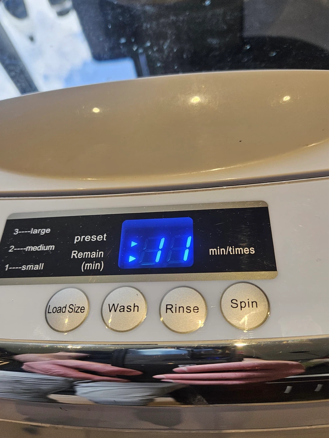 🔥 WOW! 🔥 Panda Portable Washer with Wheels  - 6.6 lbs | Quiet - photo 2