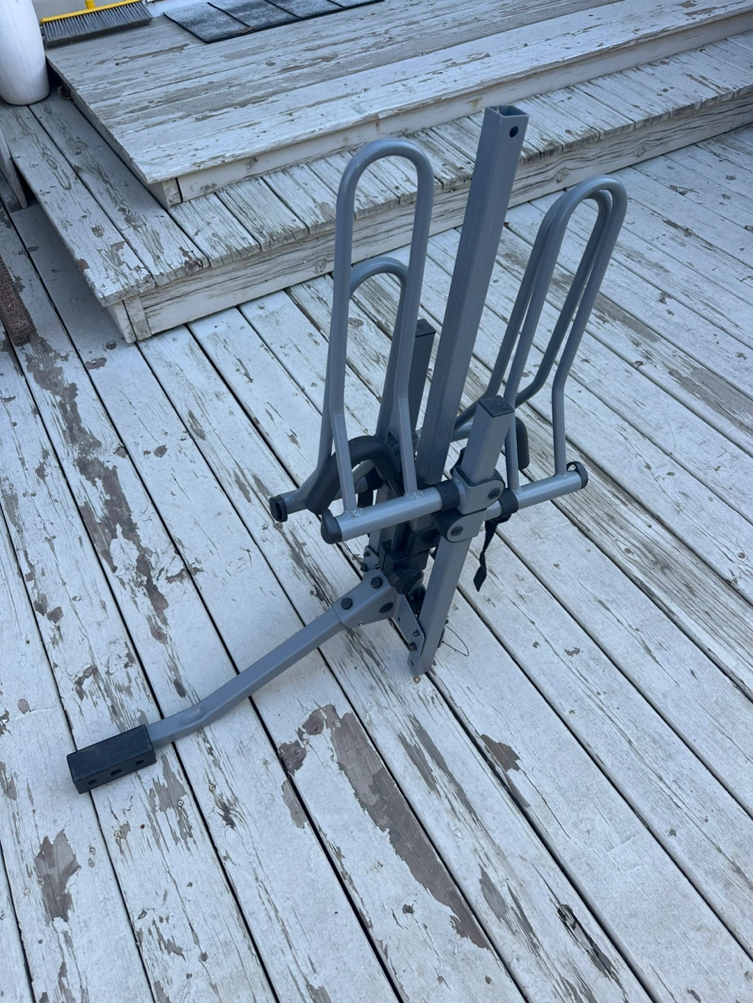 Grey Hitch Mount Bike Rack