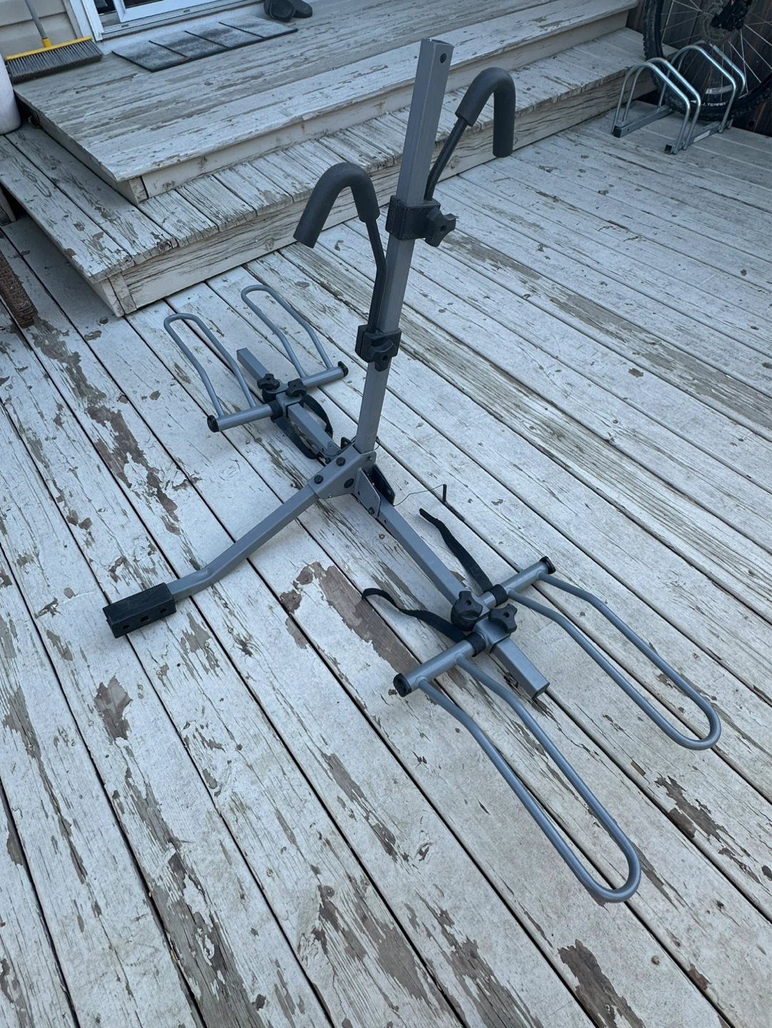 Grey Hitch Mount Bike Rack - photo 3