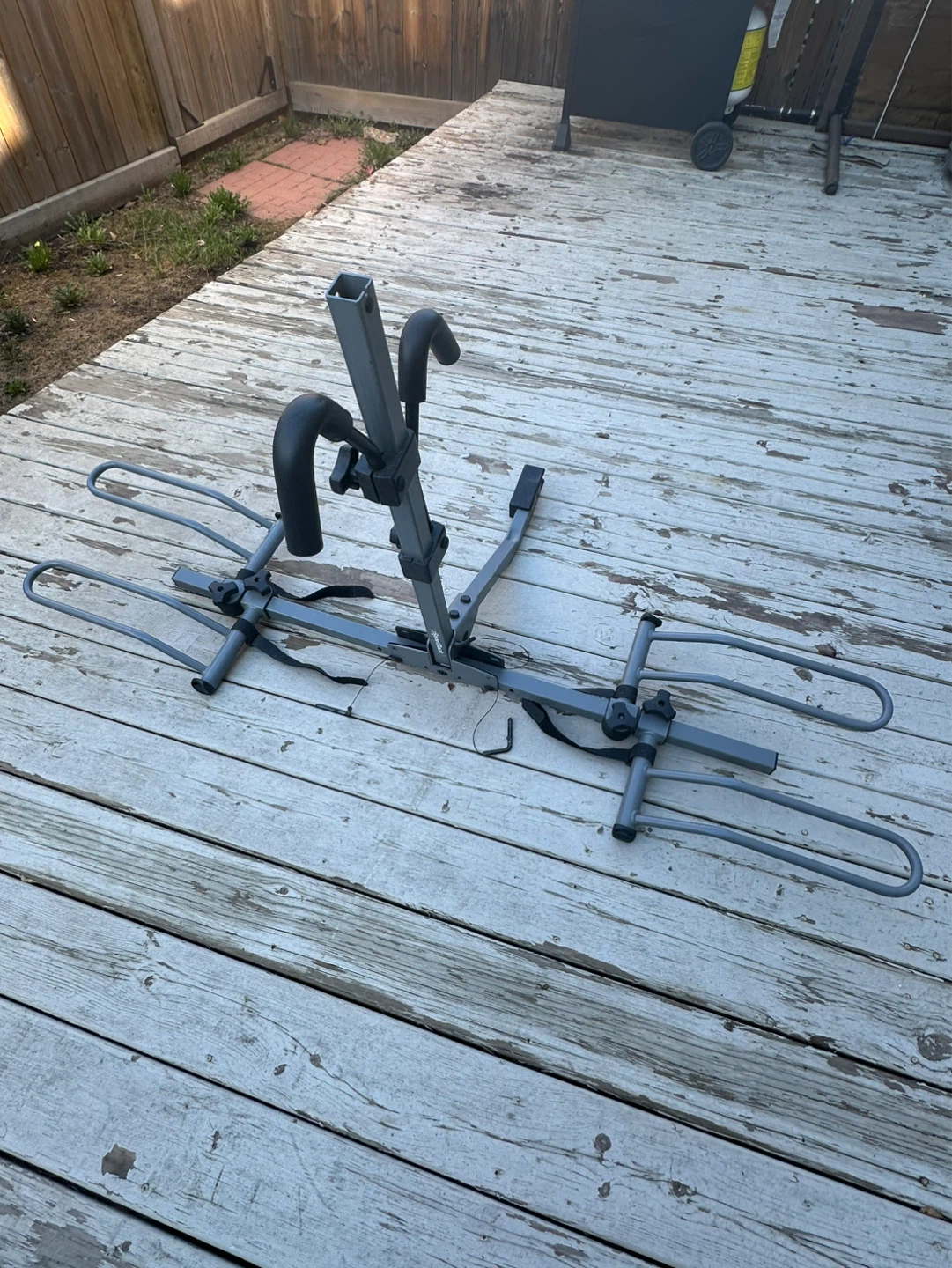 Grey Hitch Mount Bike Rack - photo 2