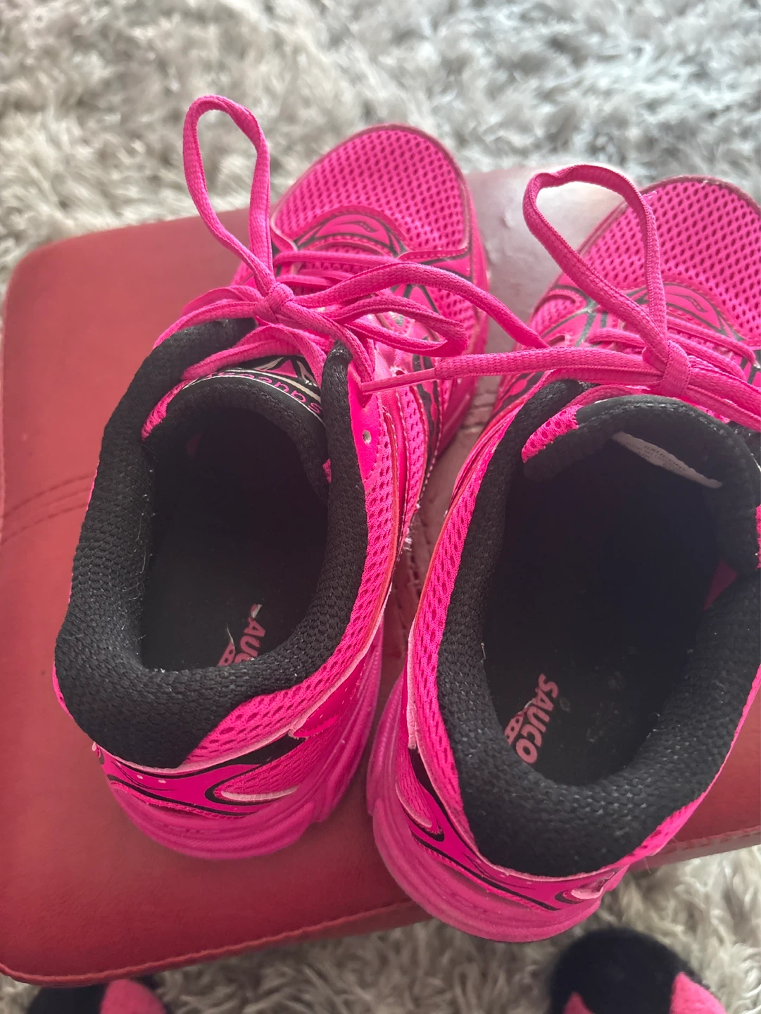 Saucony Ride Millennium Running Shoes - Pink - Size 6.5 Youth - photo 3