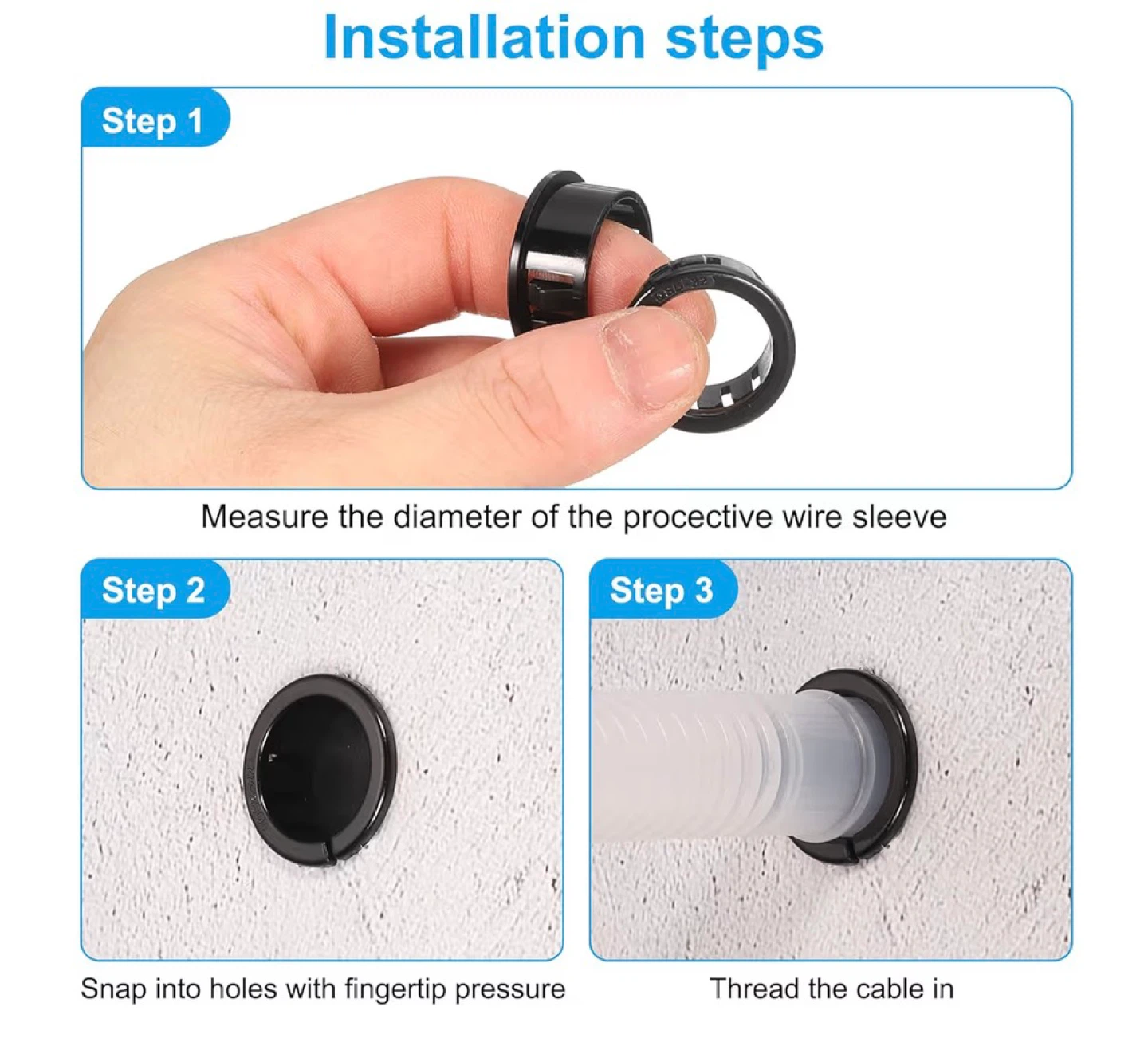 Cable Grommets (Pack of 20)