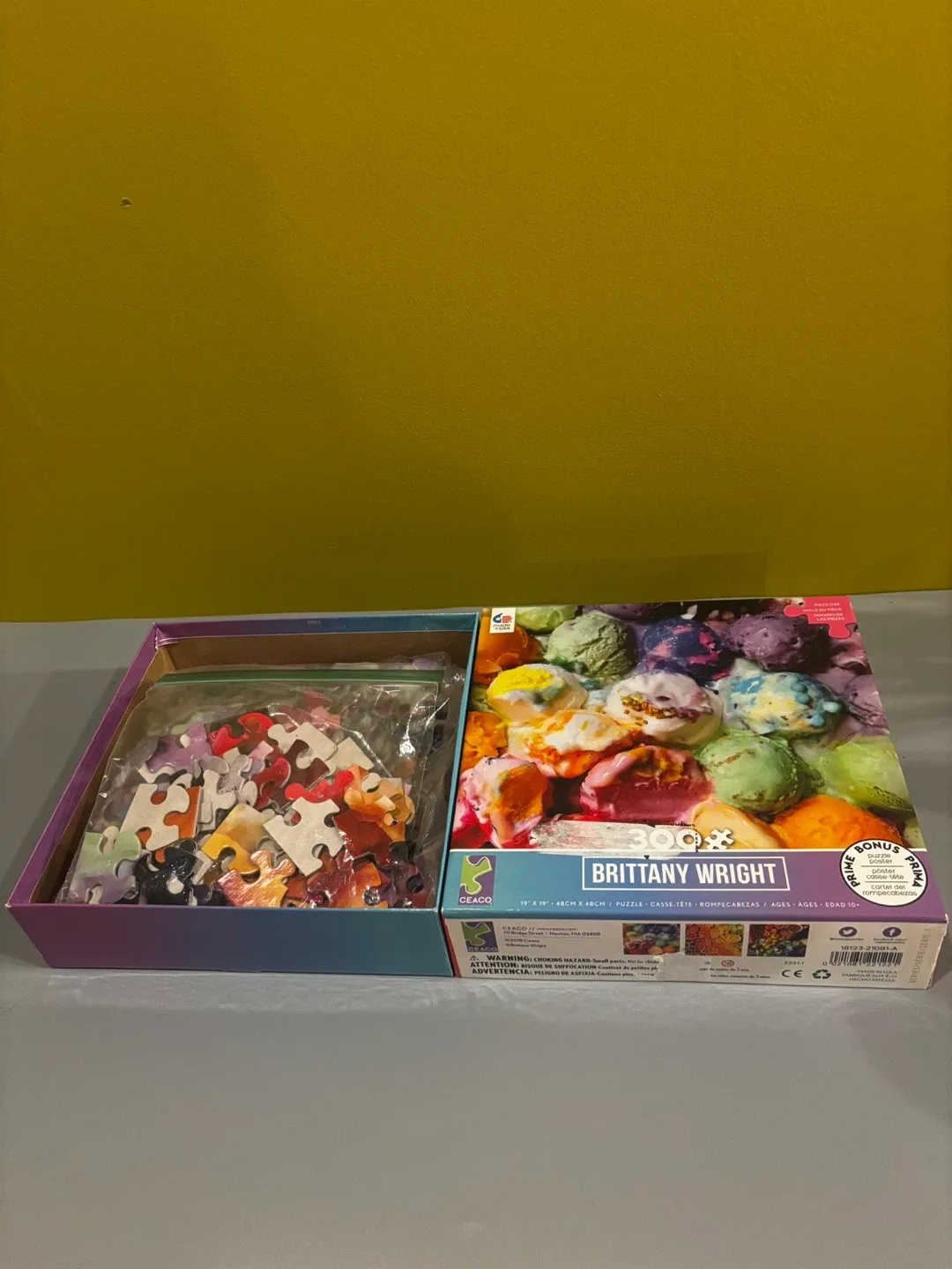 Brittany Wright 300 Piece Oversized Puzzle - Ice Cream - photo 5
