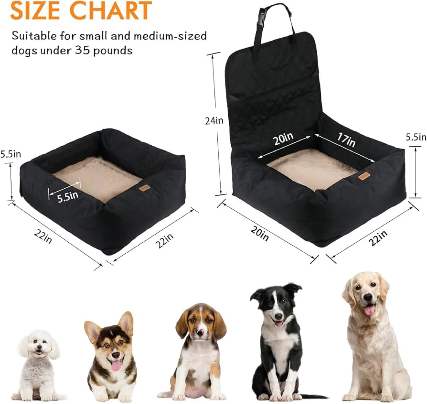 Tormay Dog Car Seat for Small and Medium Dogs - BN - photo 4